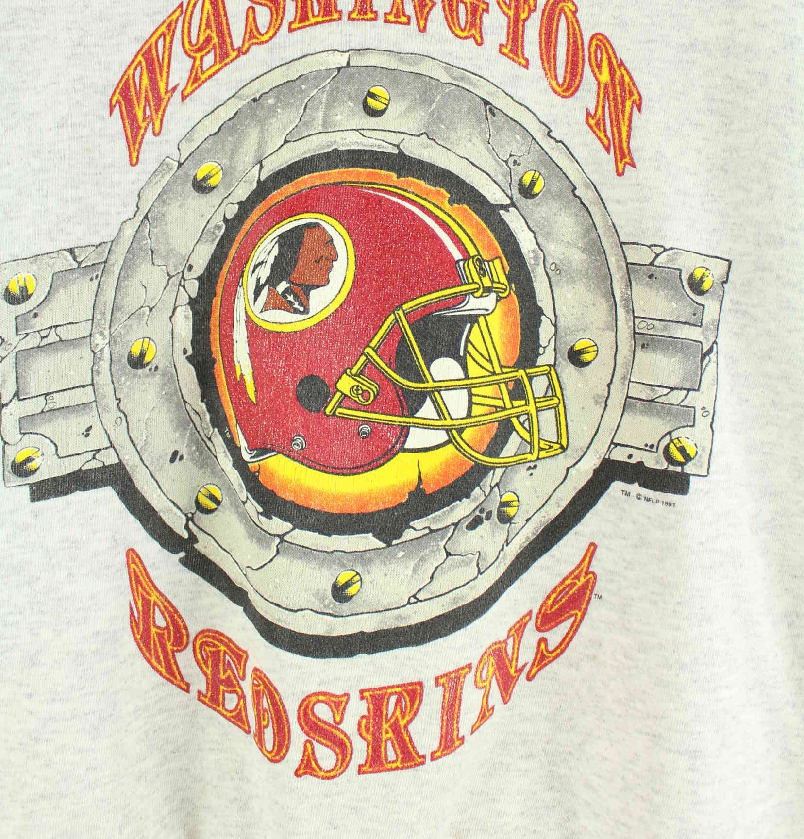 Vintage Damen 1991 Washington Redskins Sweater Grau S (detail image 1)