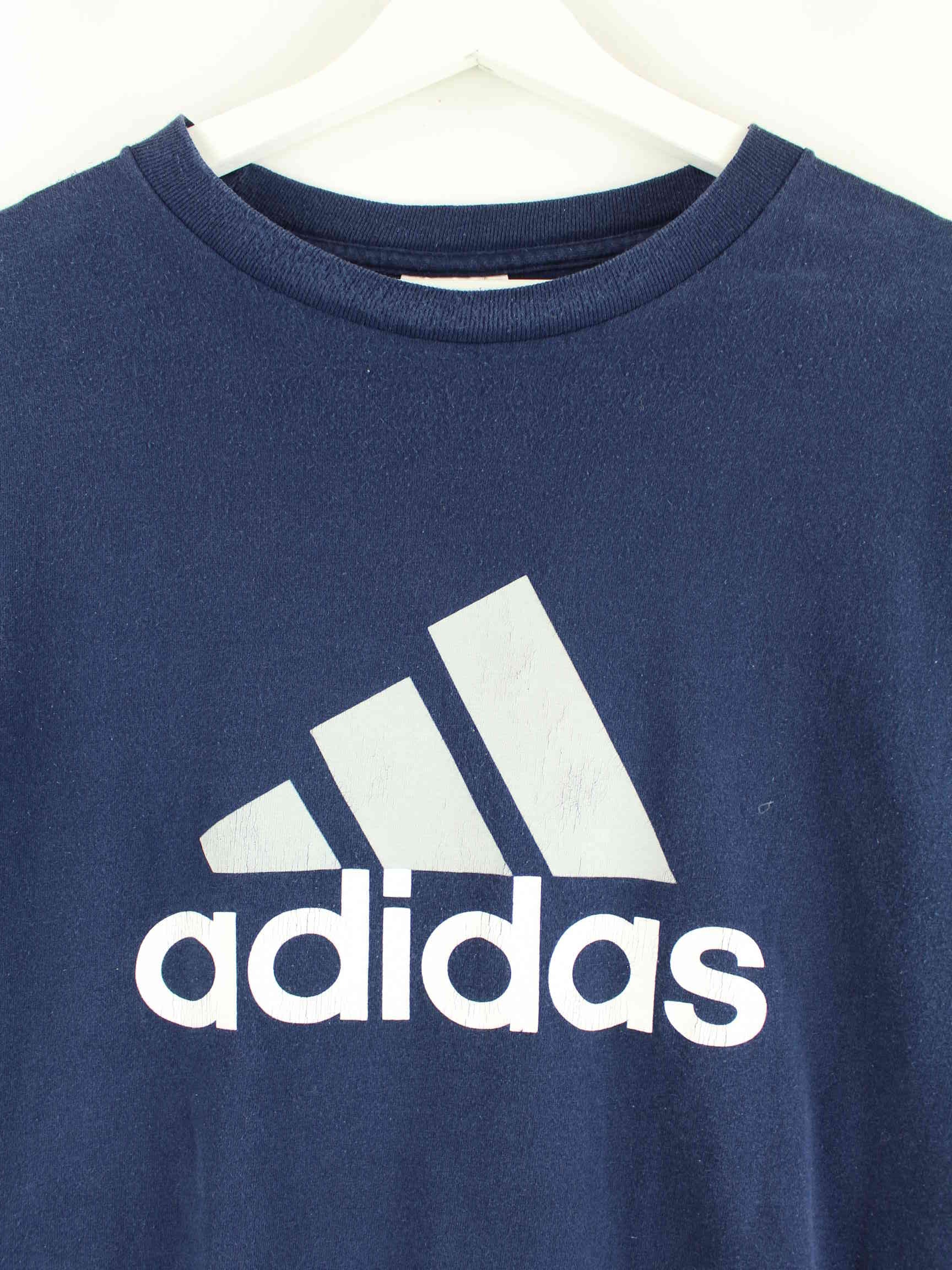 Adidas y2k Print T-Shirt Blau XL (detail image 1)