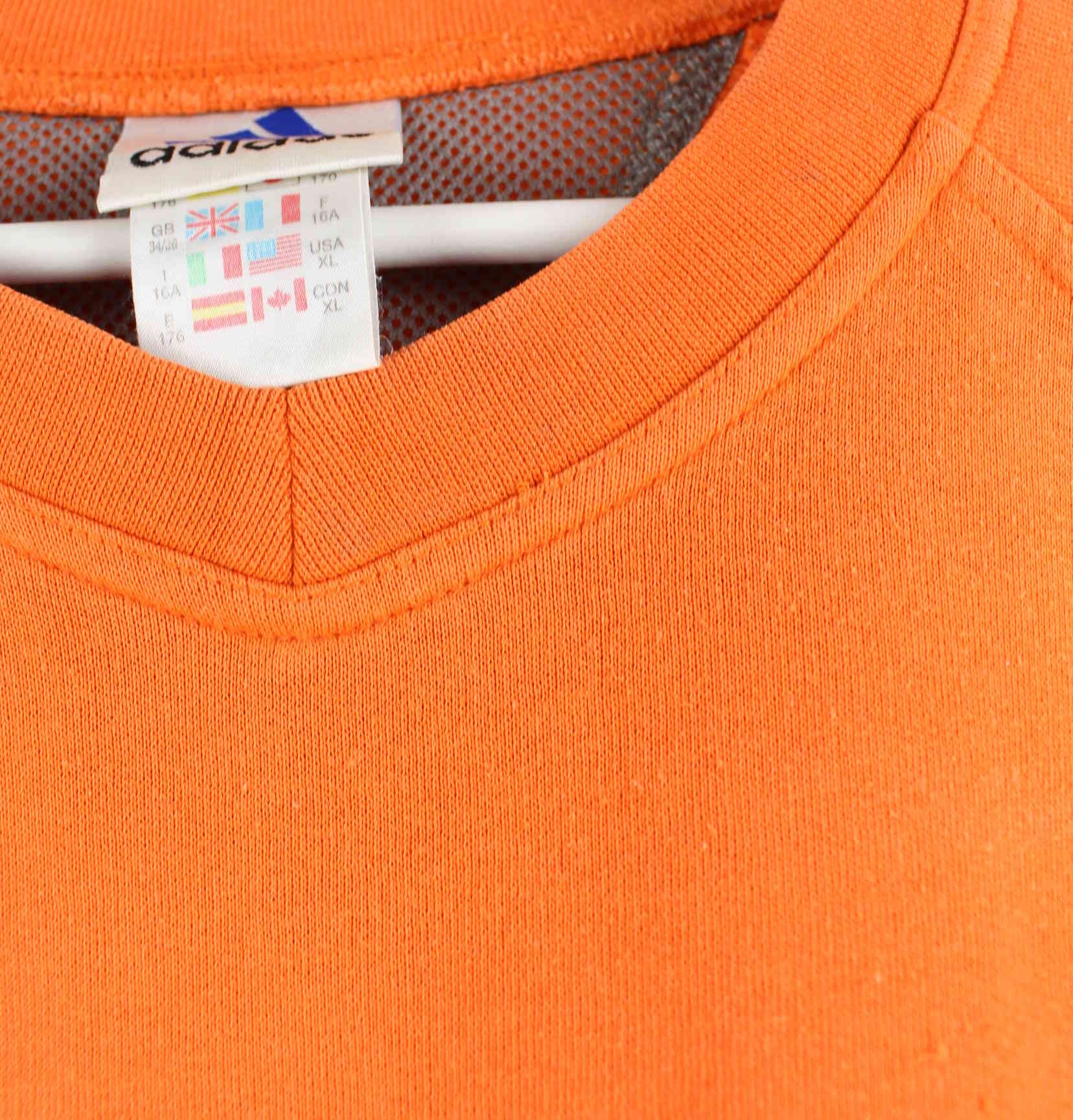 Adidas 90s Vintage Basic Sweater Orange L (detail image 7)
