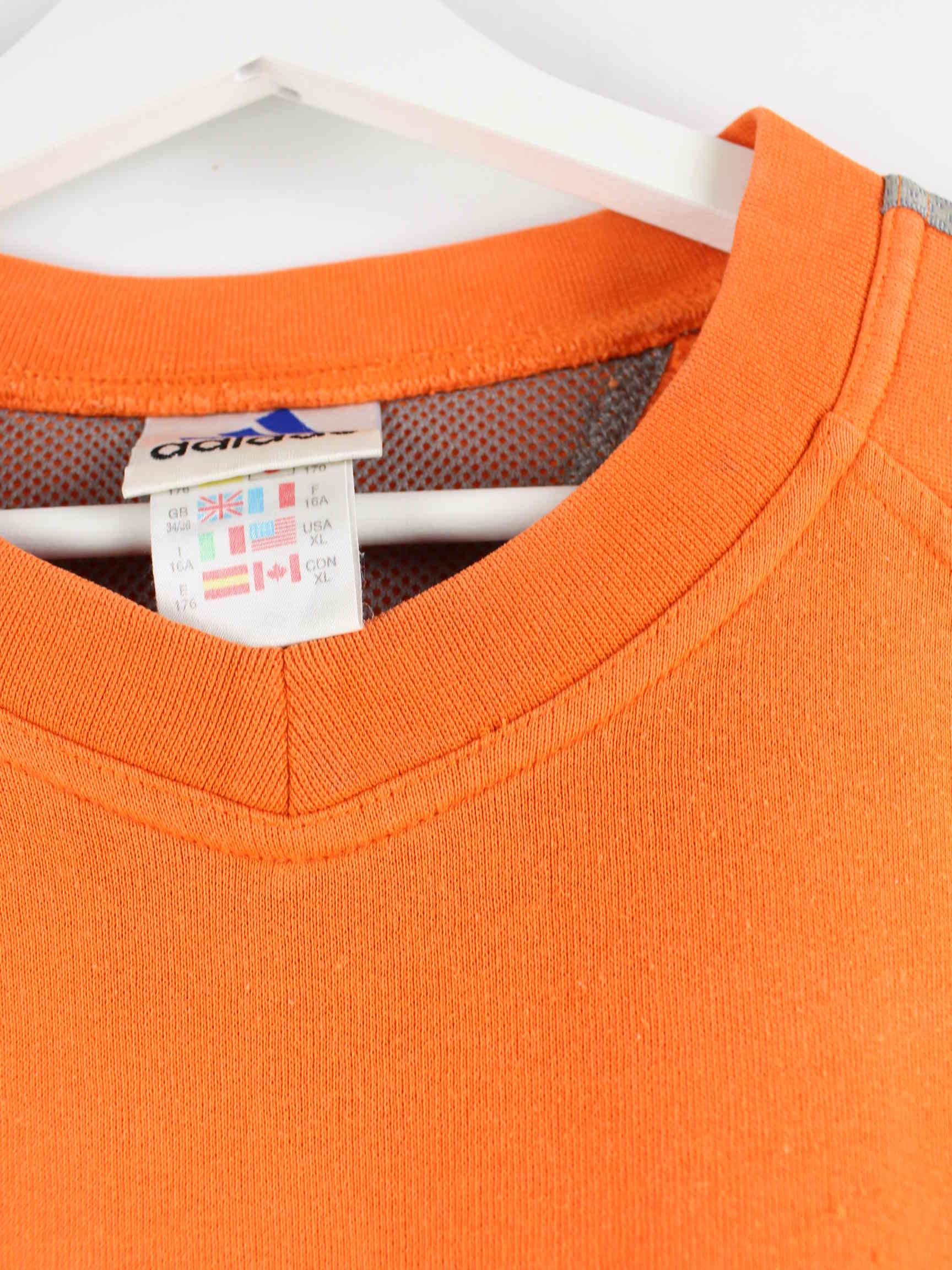 Adidas 90s Vintage Basic Sweater Orange L (detail image 7)