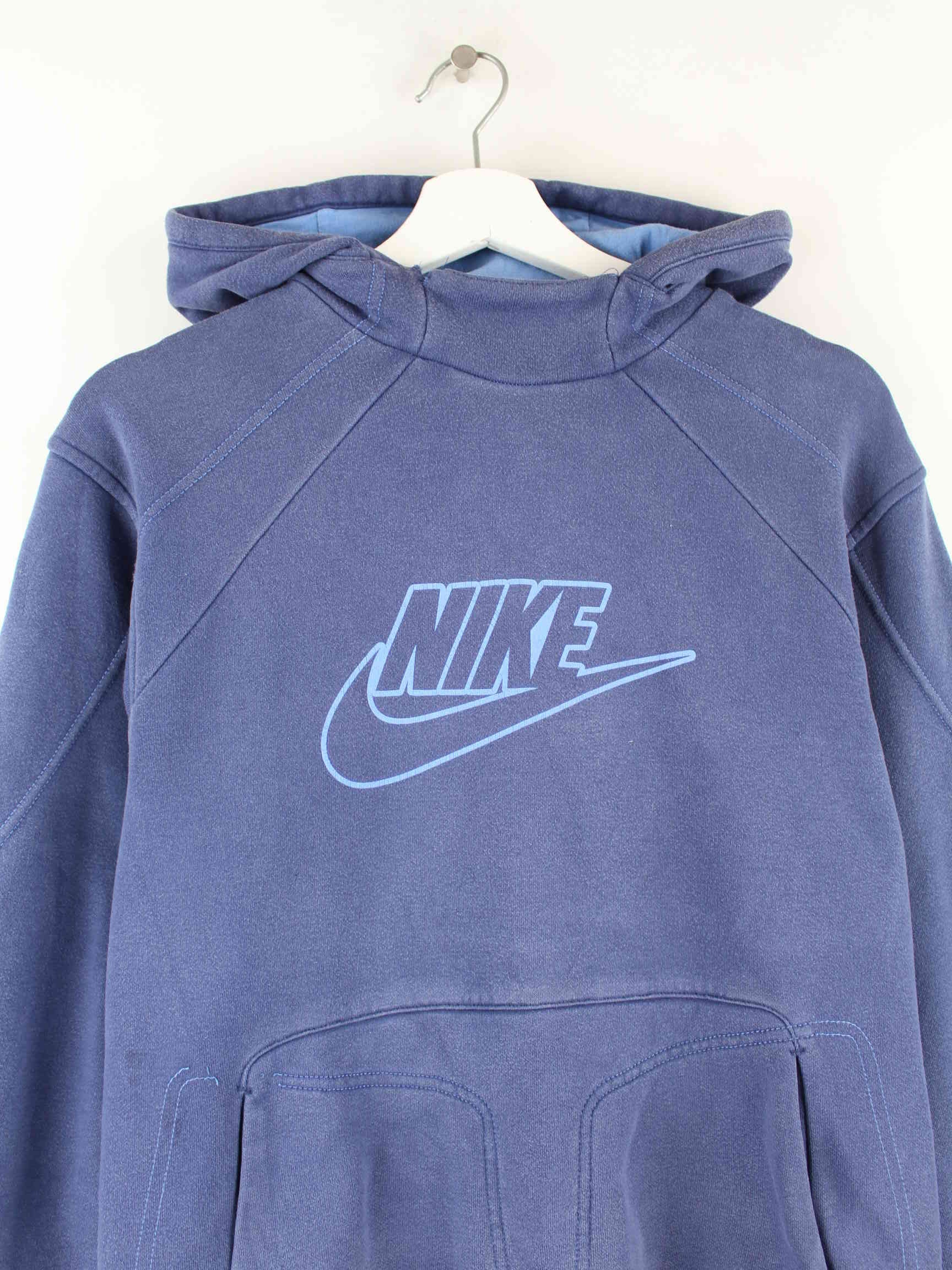 Nike Damen 00s Vintage Hoodie Blau XS (detail image 1)