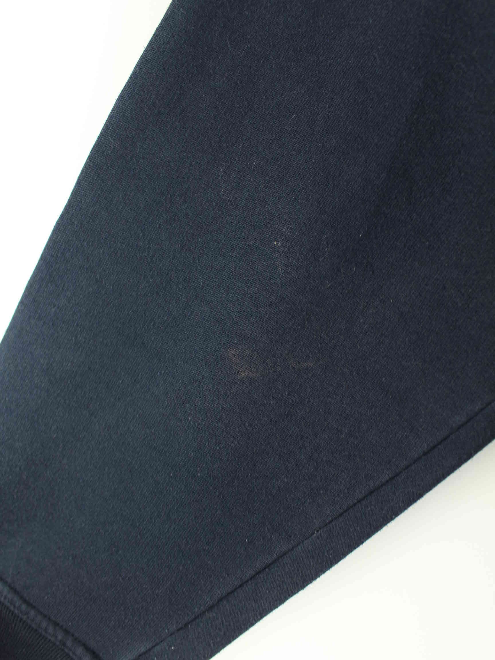 Reebok y2k Embroidered Half Zip Sweater Blau S (detail image 2)