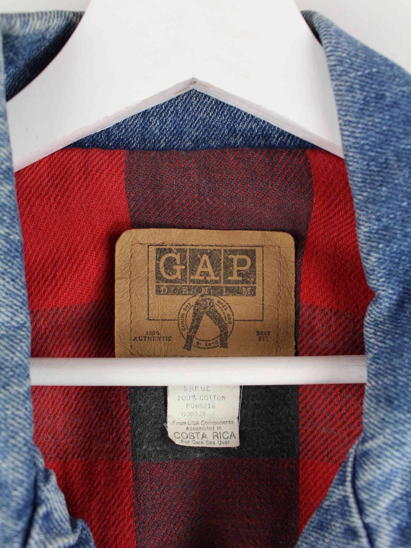 GAP 90s Vintage Jeans Jacke Blau L (detail image 2)