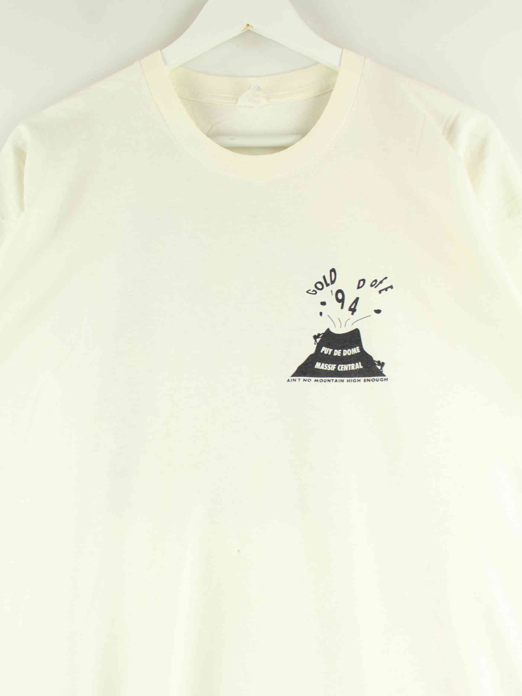 Vintage 1994 Expedition Print Single Stitched T-Shirt Beige L (detail image 1)