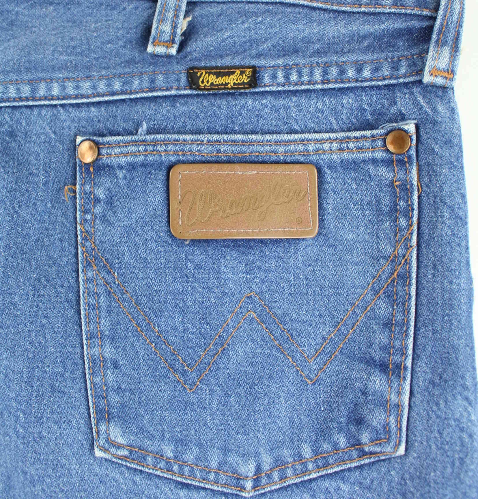 Wrangler 90s Vintage Jeans Blau W36 L32 (detail image 1)