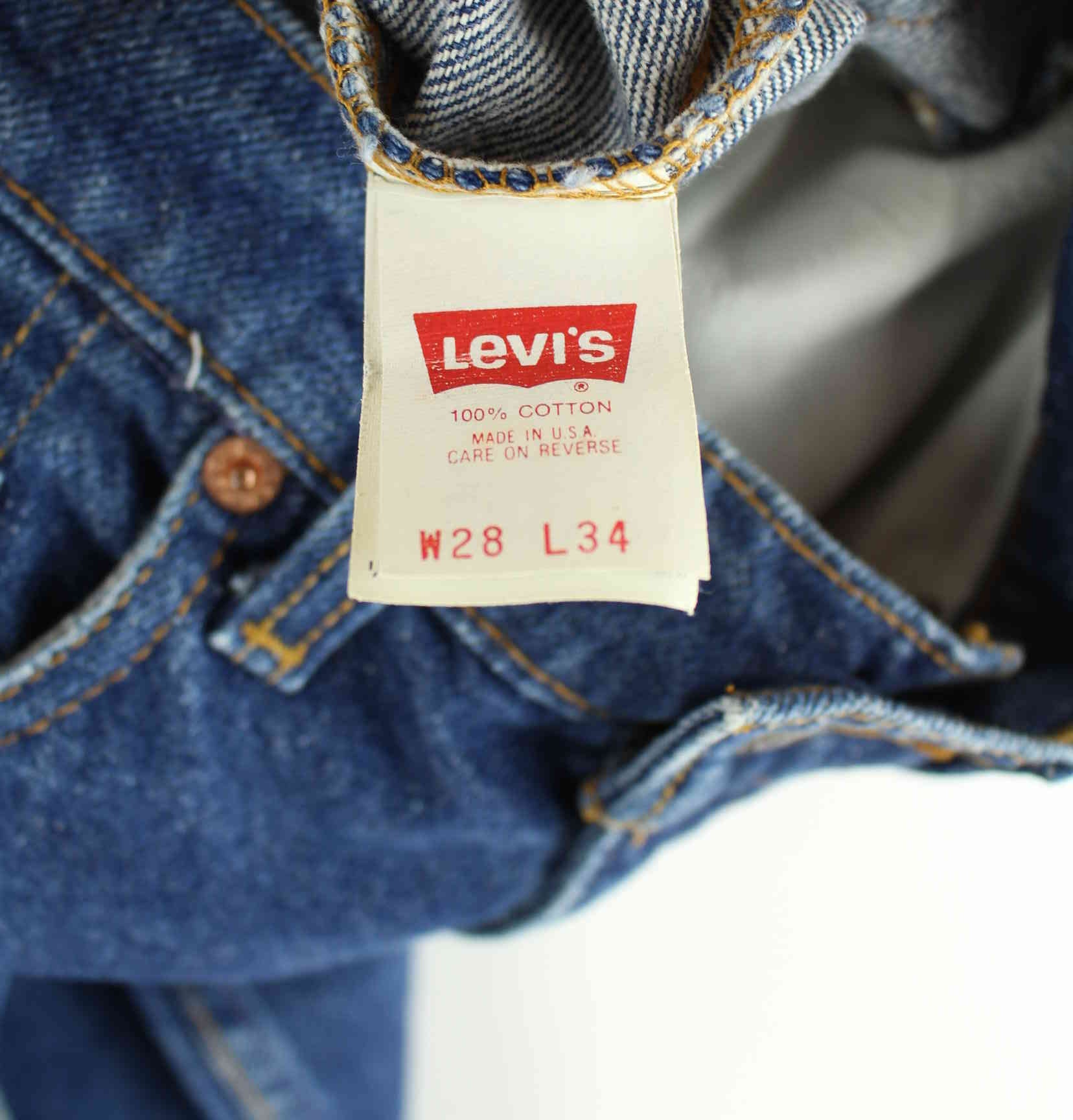 Levi's Damen 1991 Vintage Jeans Blau W28 L34 (detail image 2)