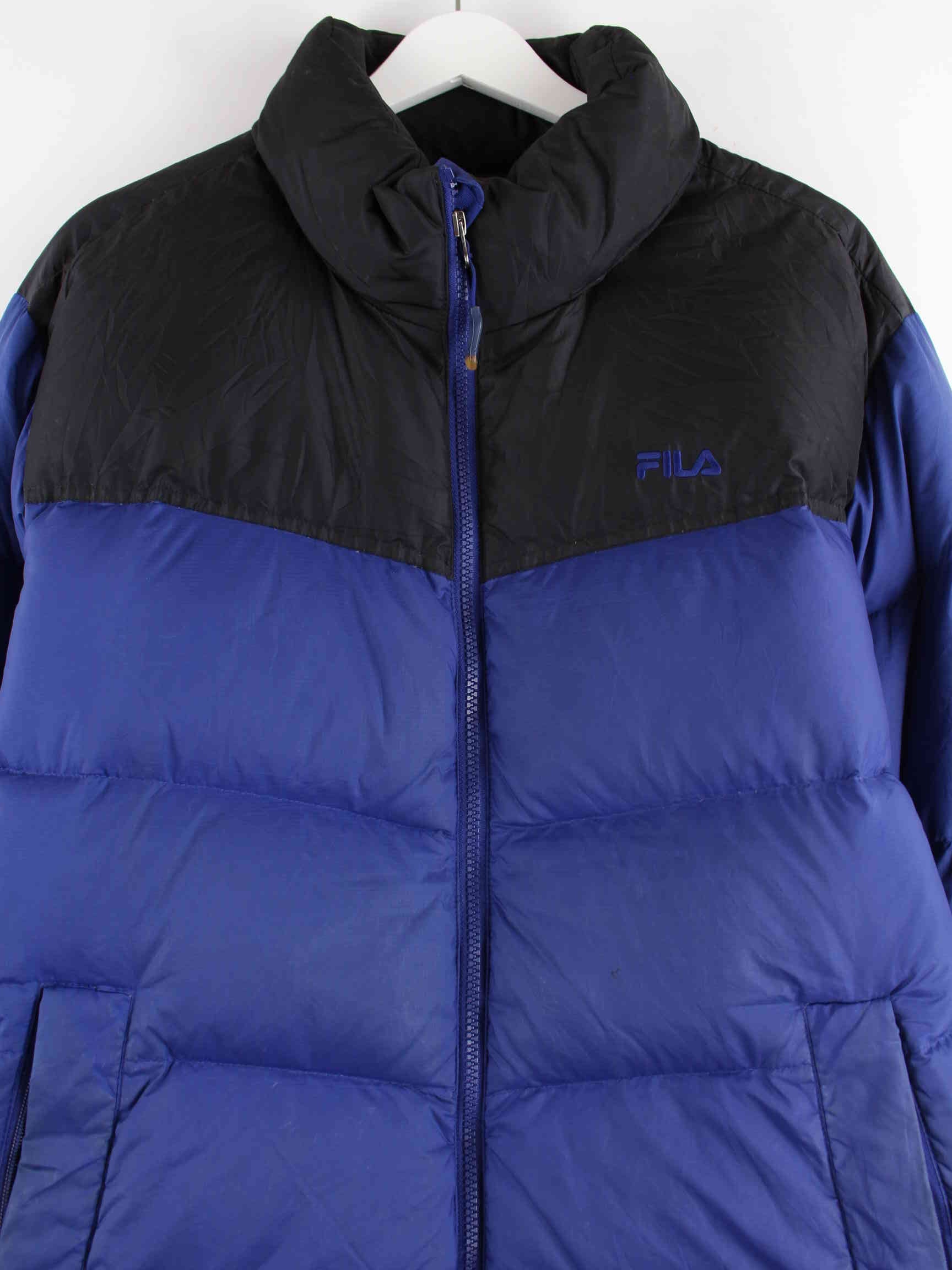 Fila Daunen Puffer Jacke Blau L (detail image 1)