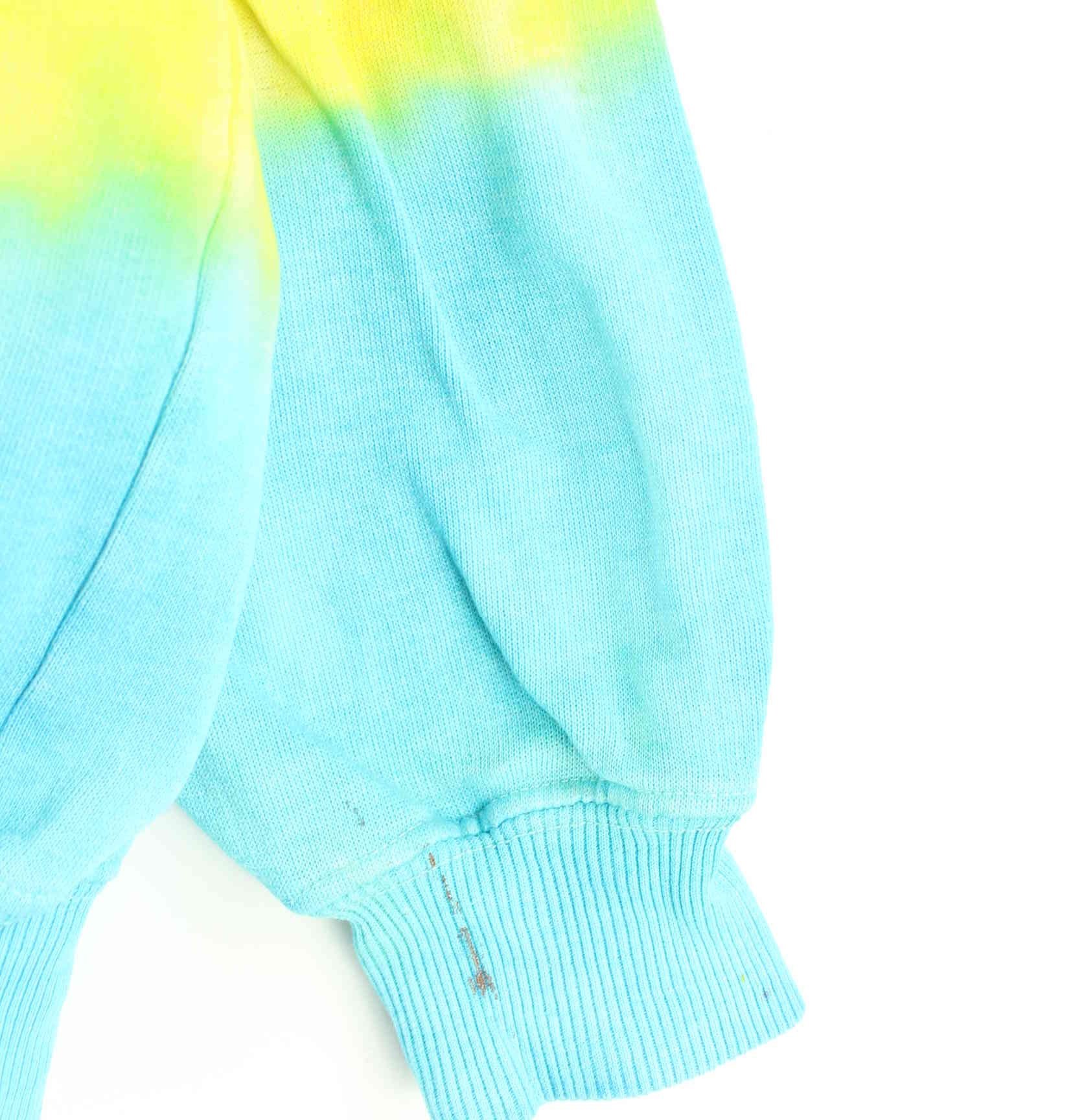 Adidas 90s Vintage Embroidered Tie Dye Sweater Mehrfarbig XS (detail image 8)