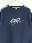 Nike y2k Embroidered Logo Sweater Blau M (detail image 1)