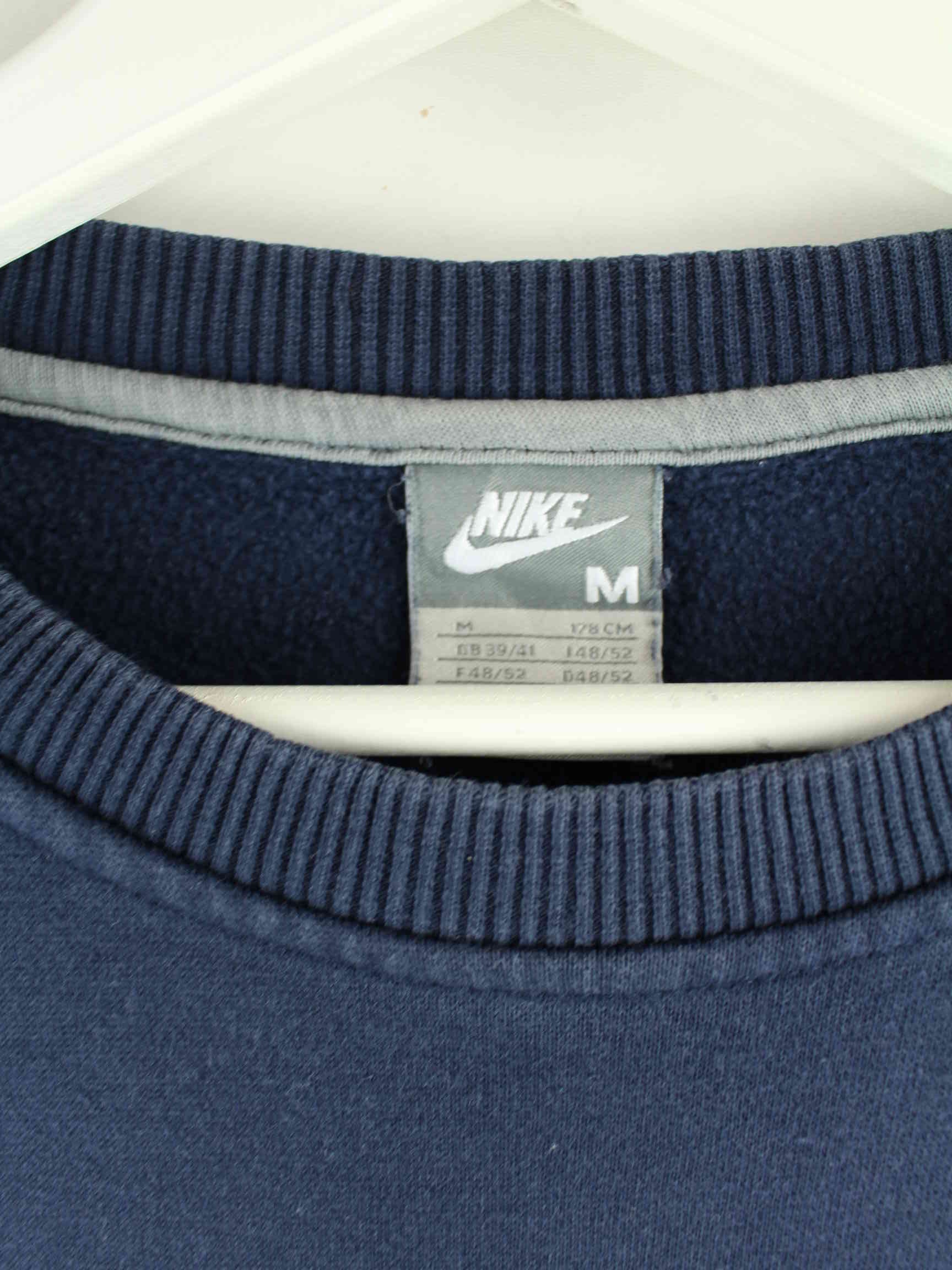 Nike y2k Embroidered Logo Sweater Blau M (detail image 2)