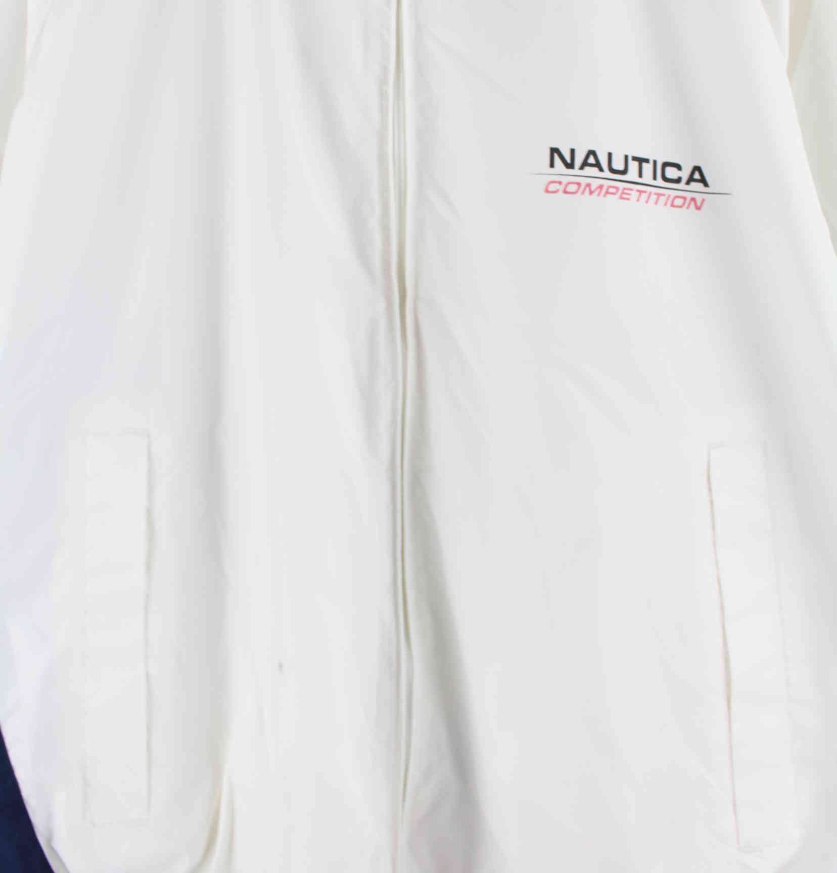Nautica Competition y2k Print Trainingsjacke Weiß 3XL (detail image 1)