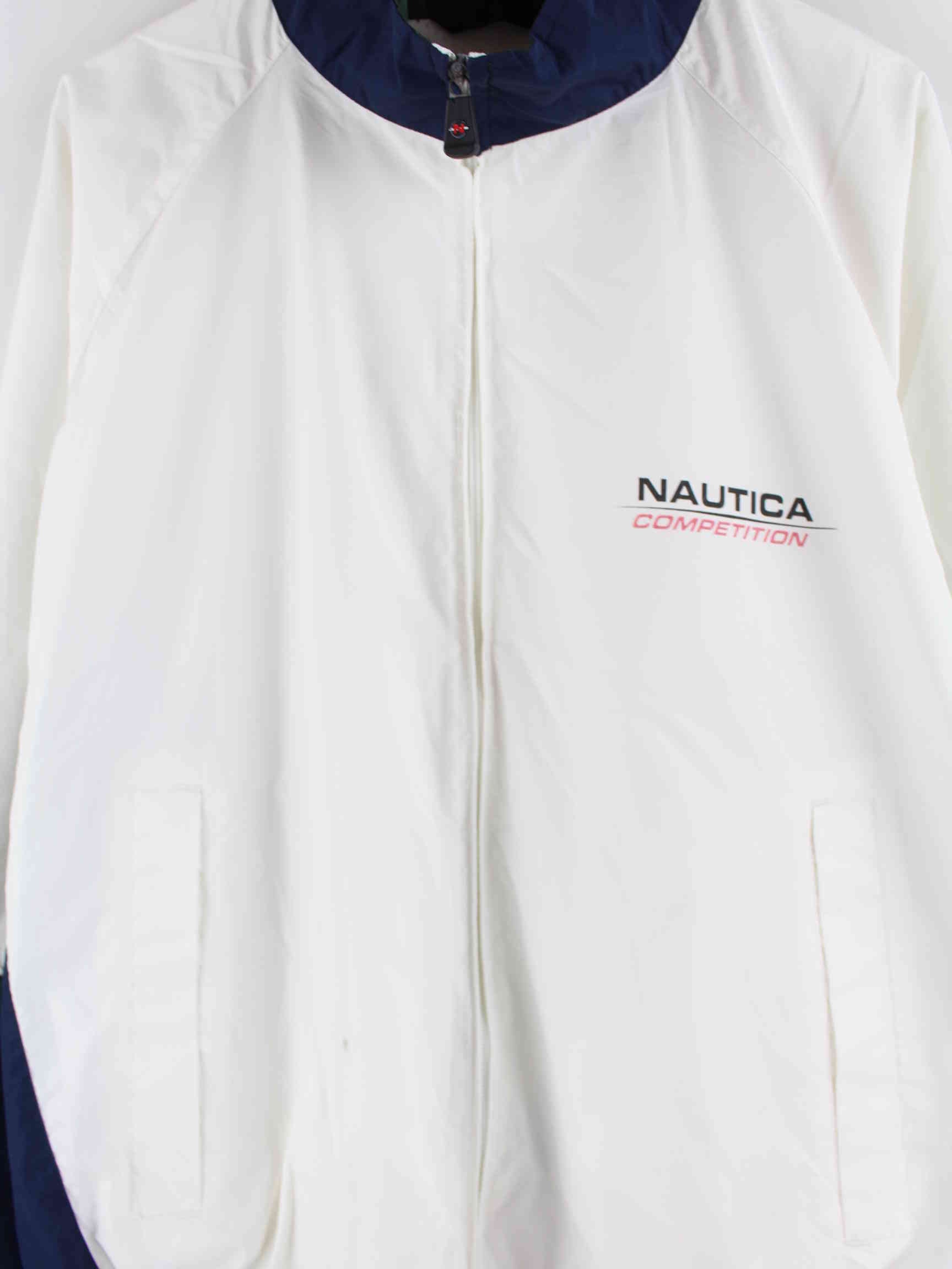 Nautica Competition y2k Print Trainingsjacke Weiß 3XL (detail image 1)