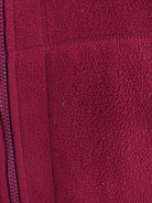 Vintage y2k Fleece Jacke Rot XXL (detail image 2)