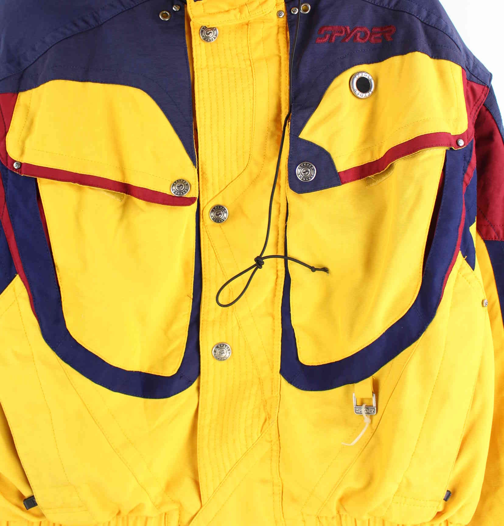 Spyder 90s Vintage Ski Jacke Gelb M (detail image 1)