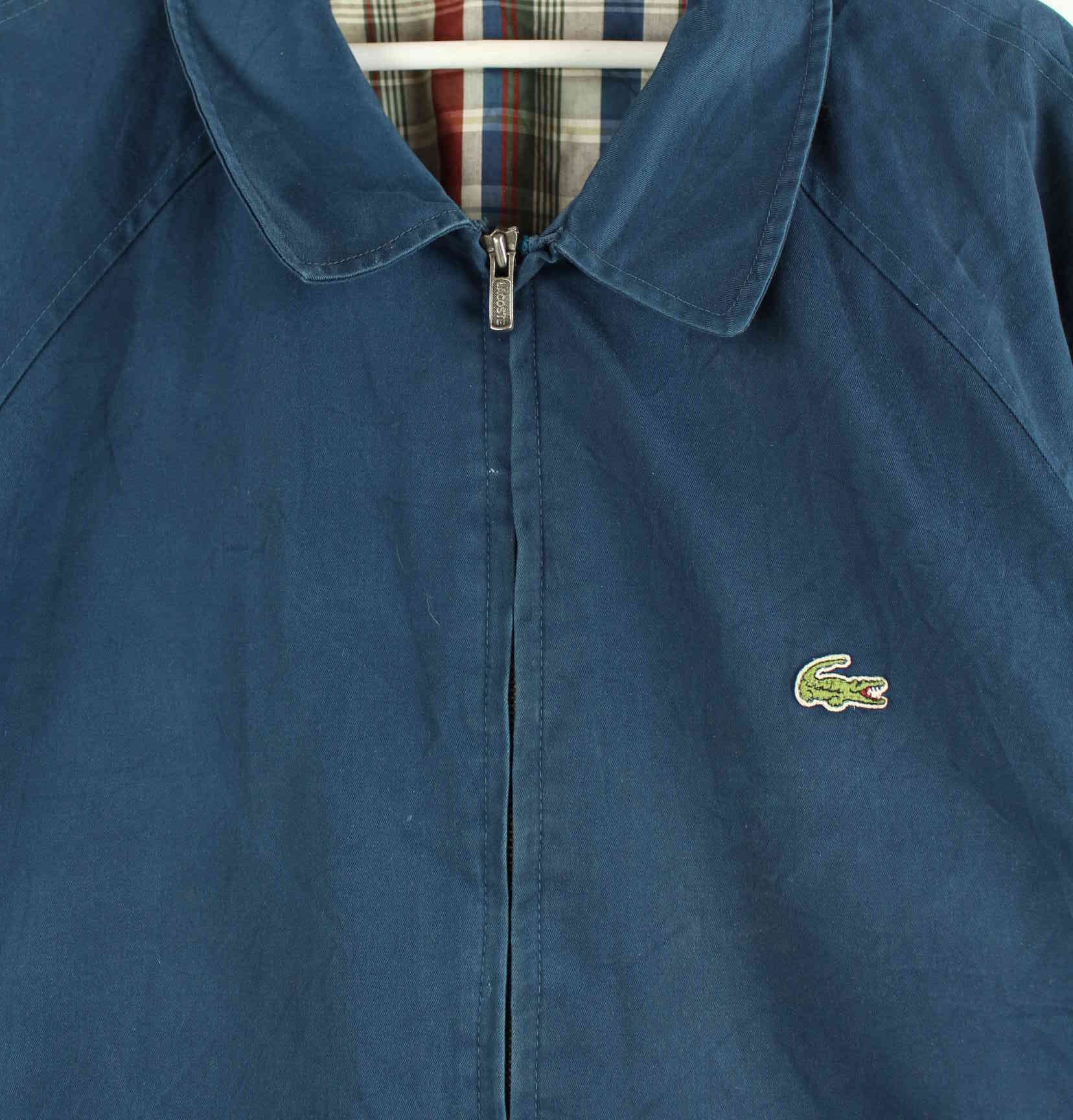 Lacoste 90s Vintage Harrington Jacke Blau L (detail image 1)