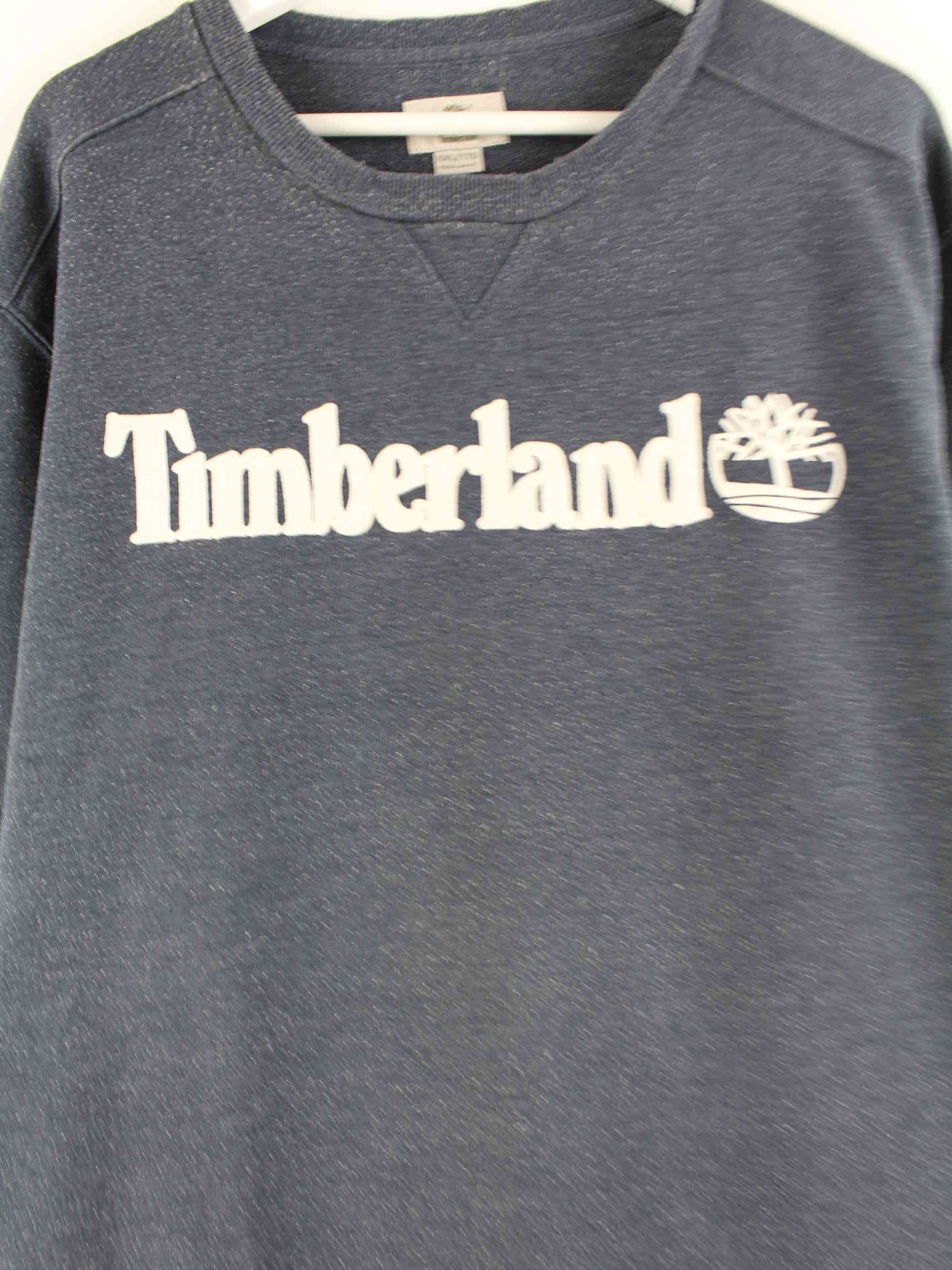 Timberland y2k Embroidered Logo Sweater Grau XXL (detail image 1)