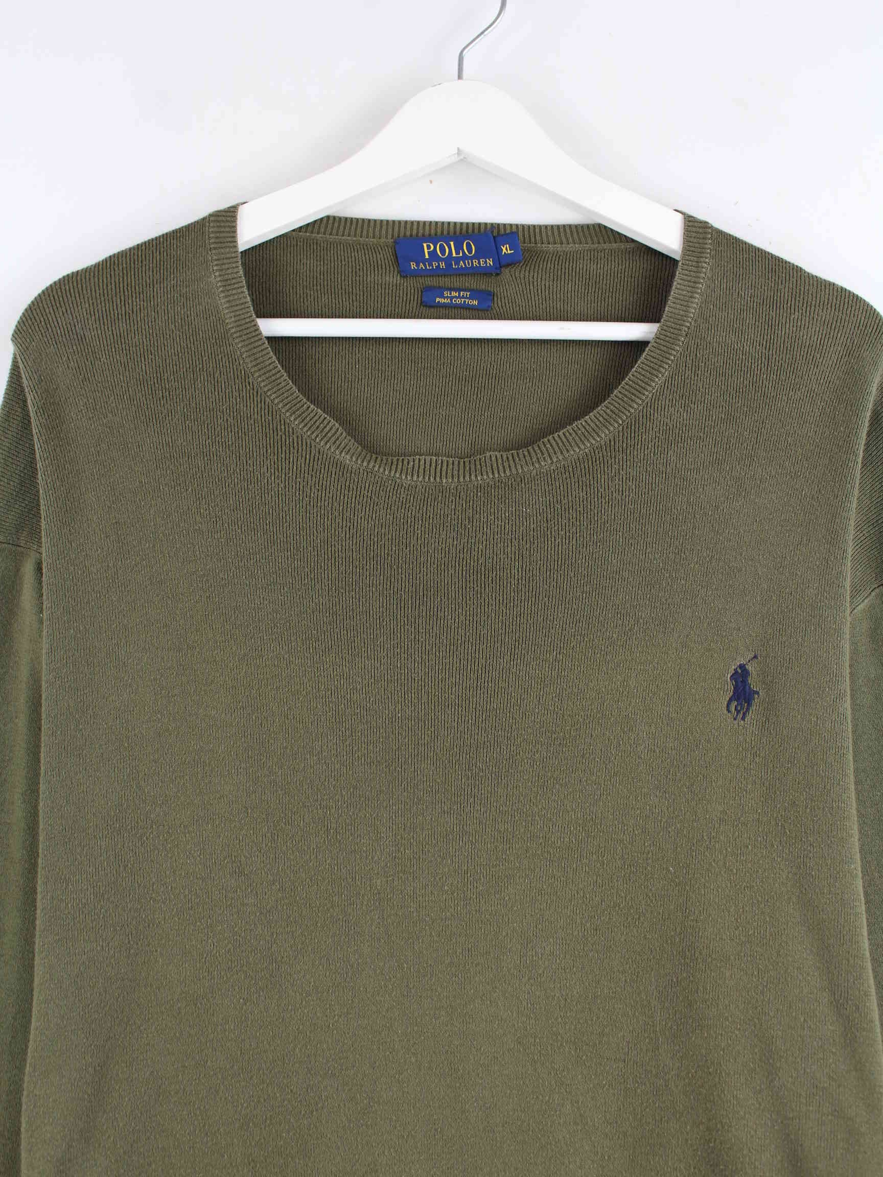 Ralph Lauren Slim Fit Pullover Grün XL (detail image 1)