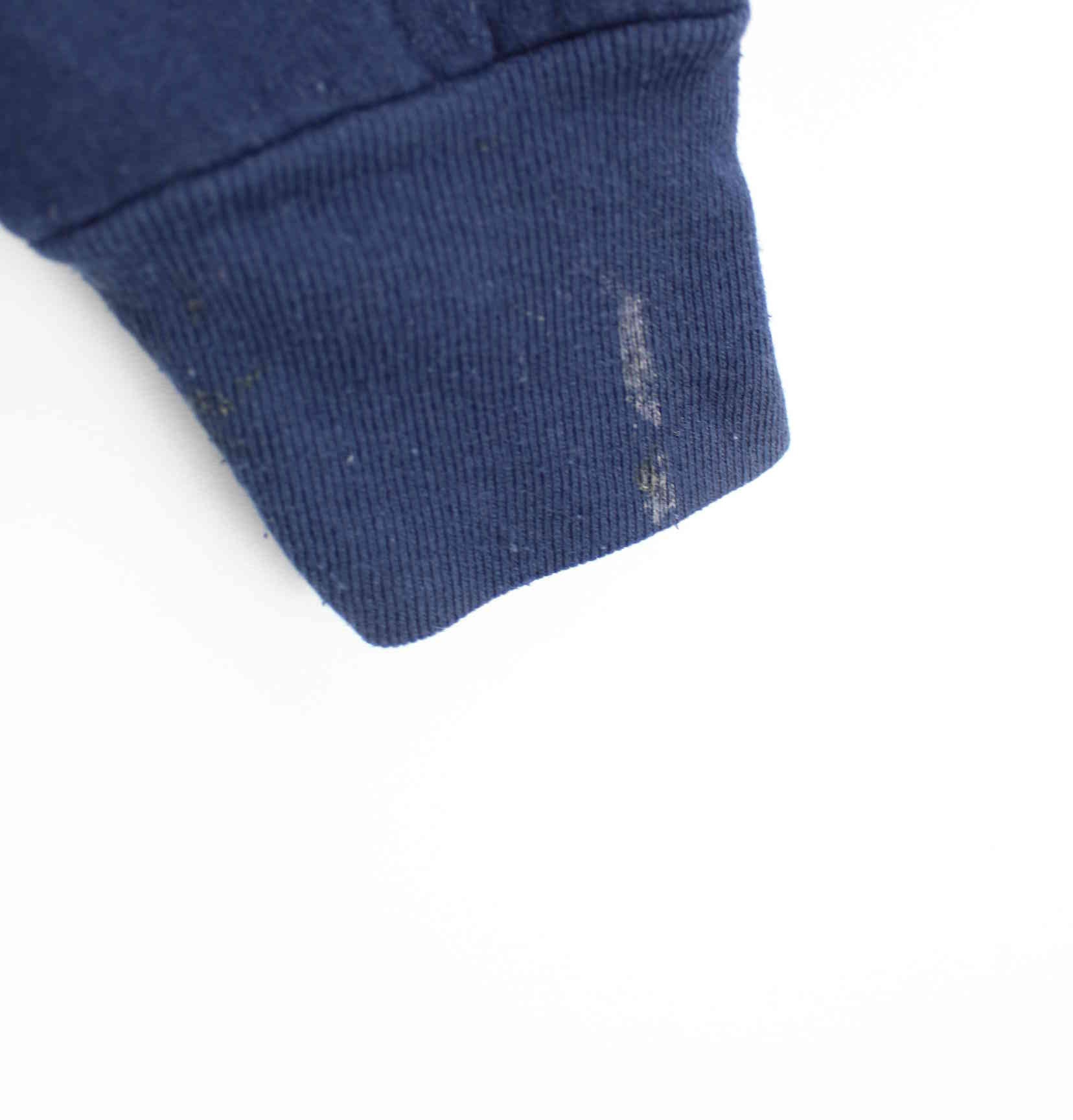 Fruit of the Loom 90s Vintage Print Sweater Blau M (detail image 3)