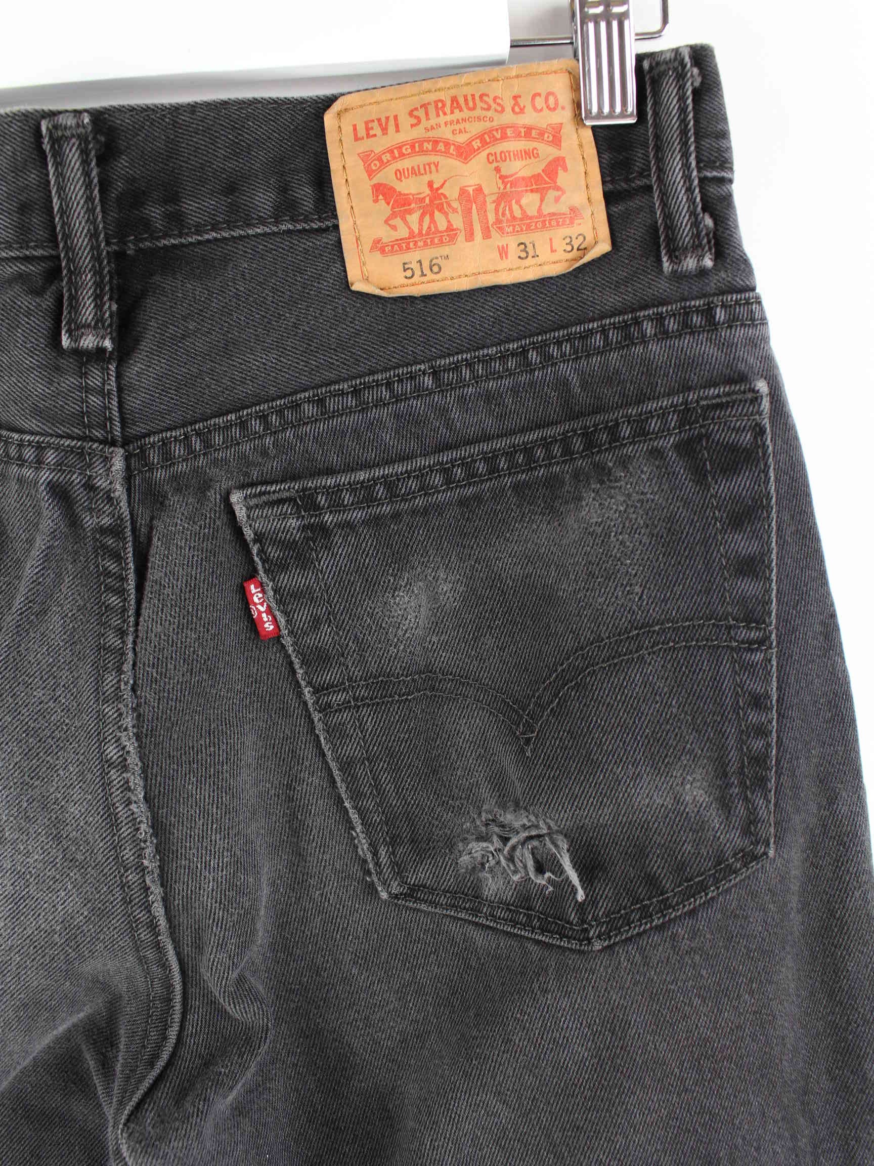 Levi's 516 Jeans Grau W31 L32 (detail image 3)