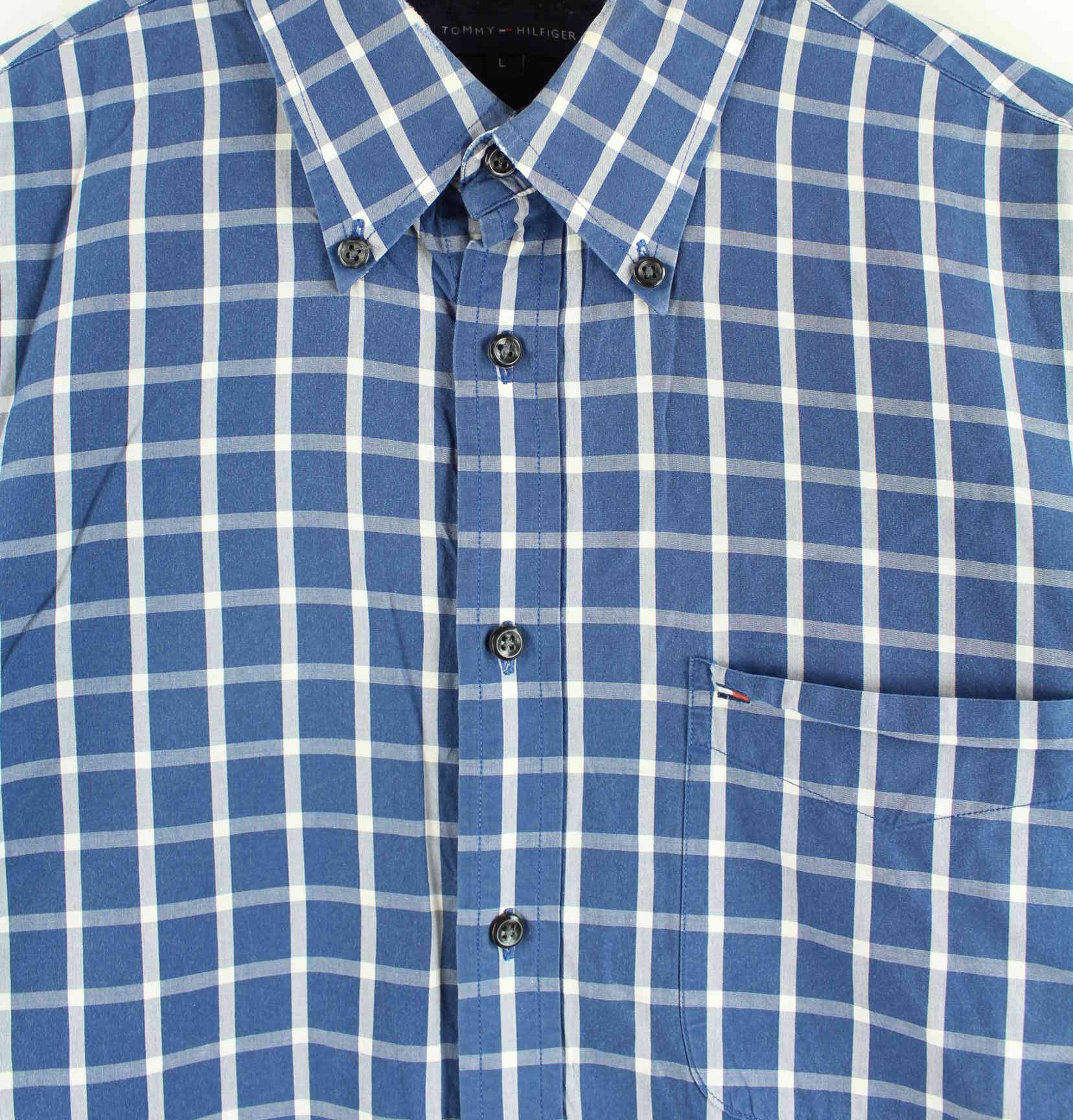 Tommy Hilfiger Custom Fit Hemd Blau L (detail image 1)