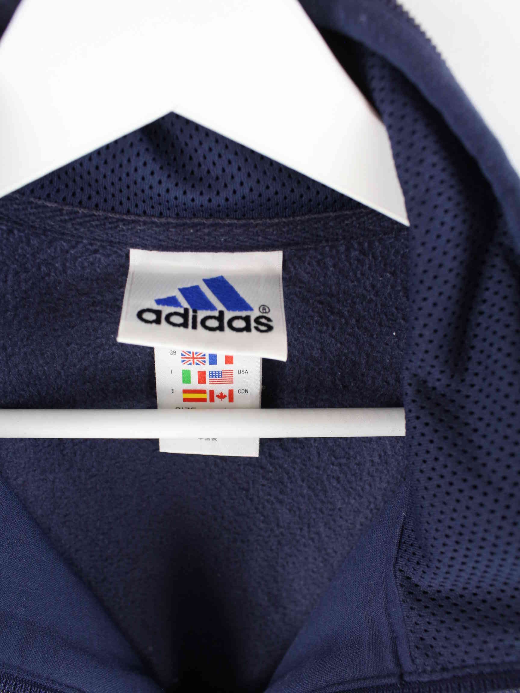 Adidas 90s Vintage Fleece Sweatjacke Blau L (detail image 2)