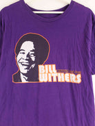 Vintage Bill Withers Print T-Shirt Lila XXL (detail image 1)