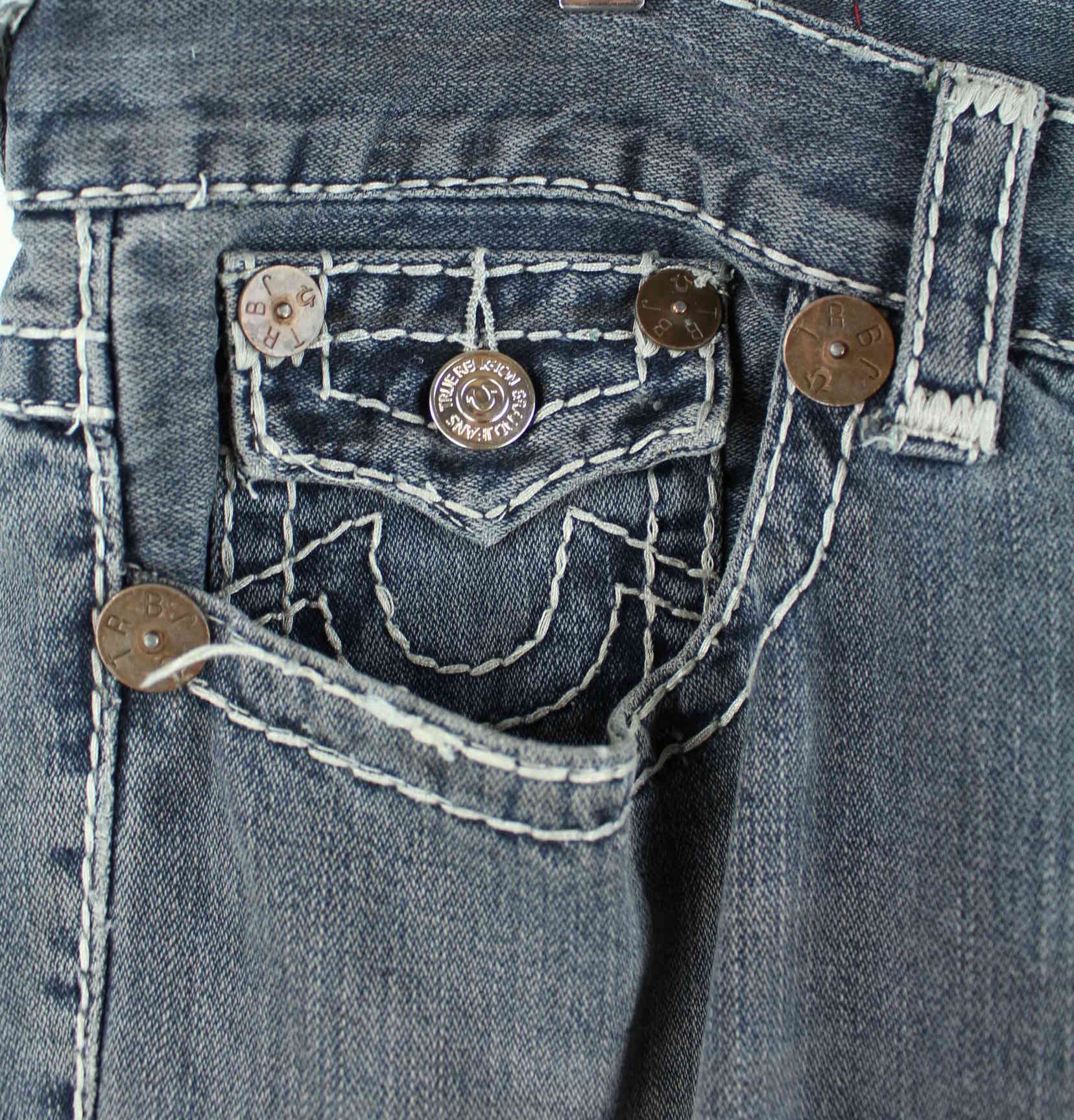 True Religion 90s Joey Super T Jeans Blau W40 L34 (detail image 3)