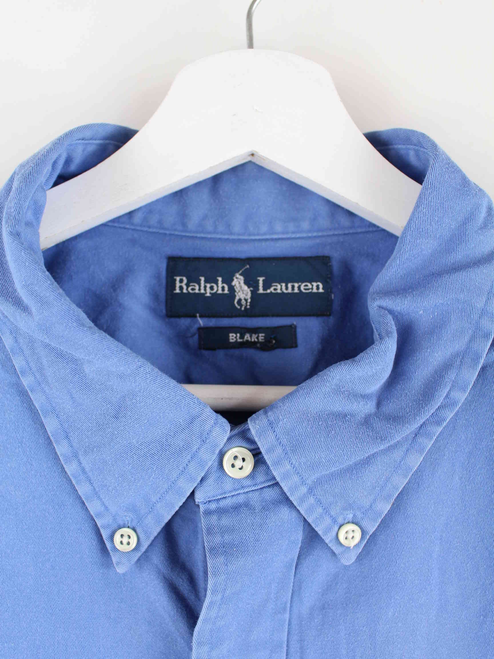 Ralph Lauren 90s Vintage Blake Short Sleeve Shirt Blue 4XL Ralph Lauren 90s Vintage Blake Short Sleeve Shirt Blue 4XL