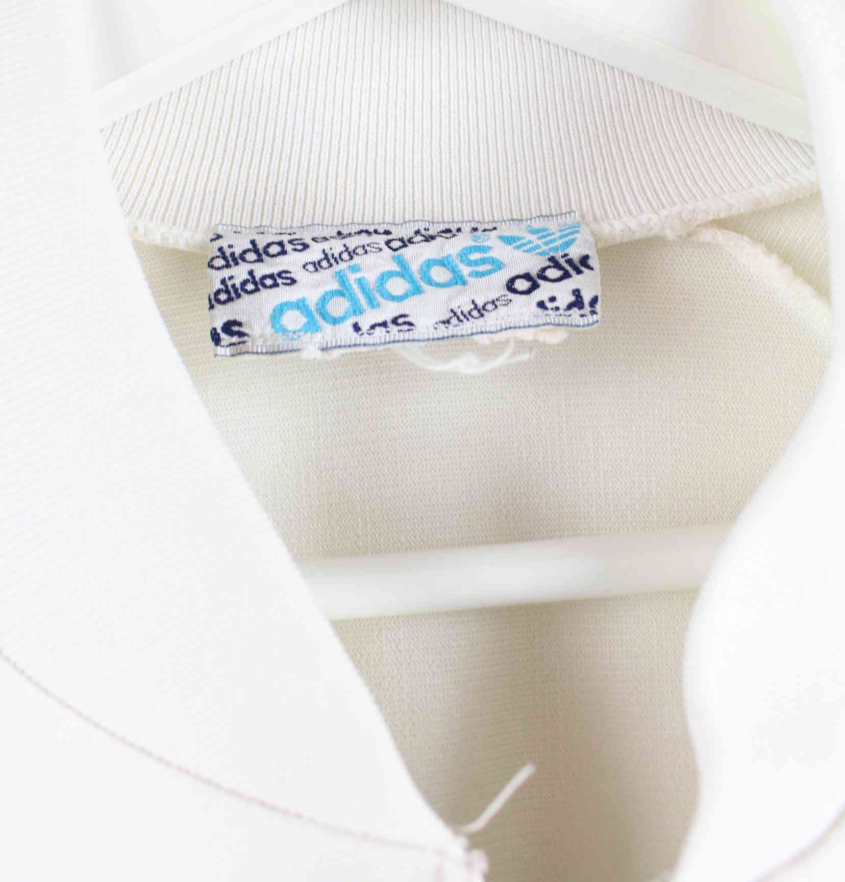 Adidas 80s Vintage Trefoil Sweatjacke Weiß M (detail image 2)