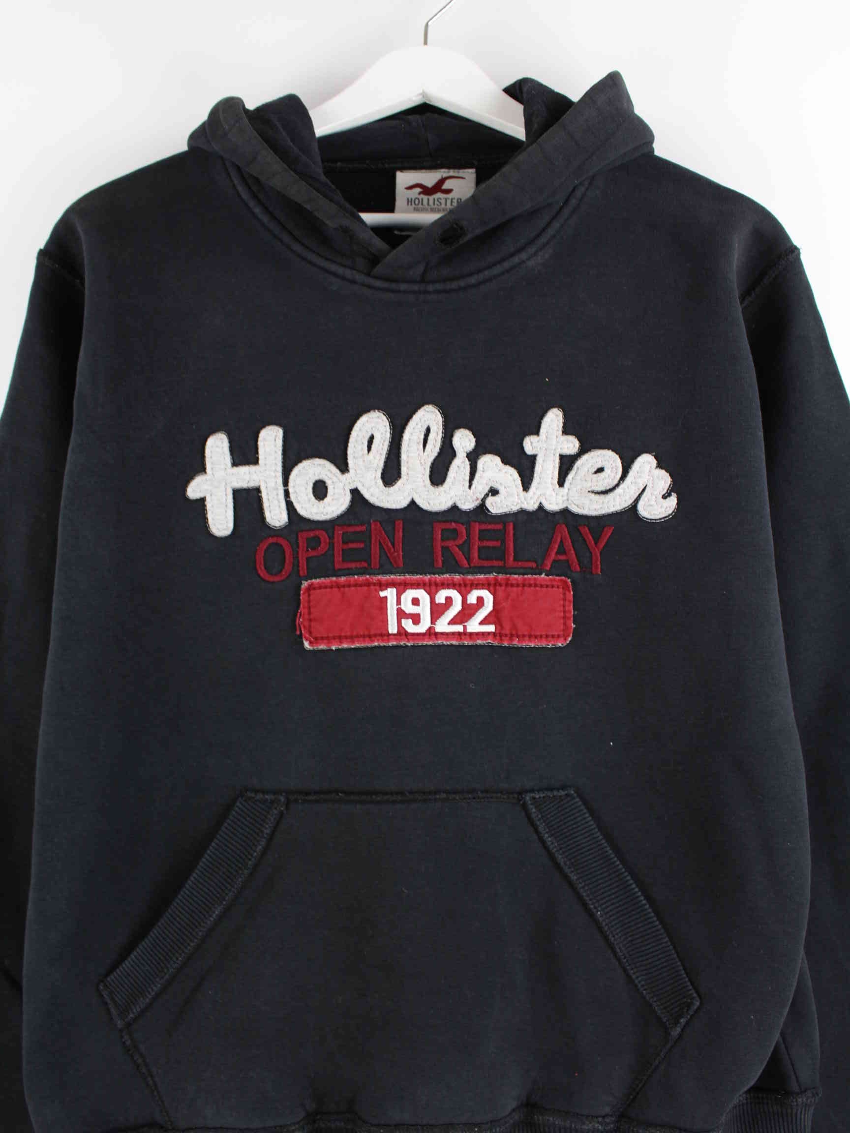 Hollister Embroidered Hoodie Schwarz M (detail image 1)