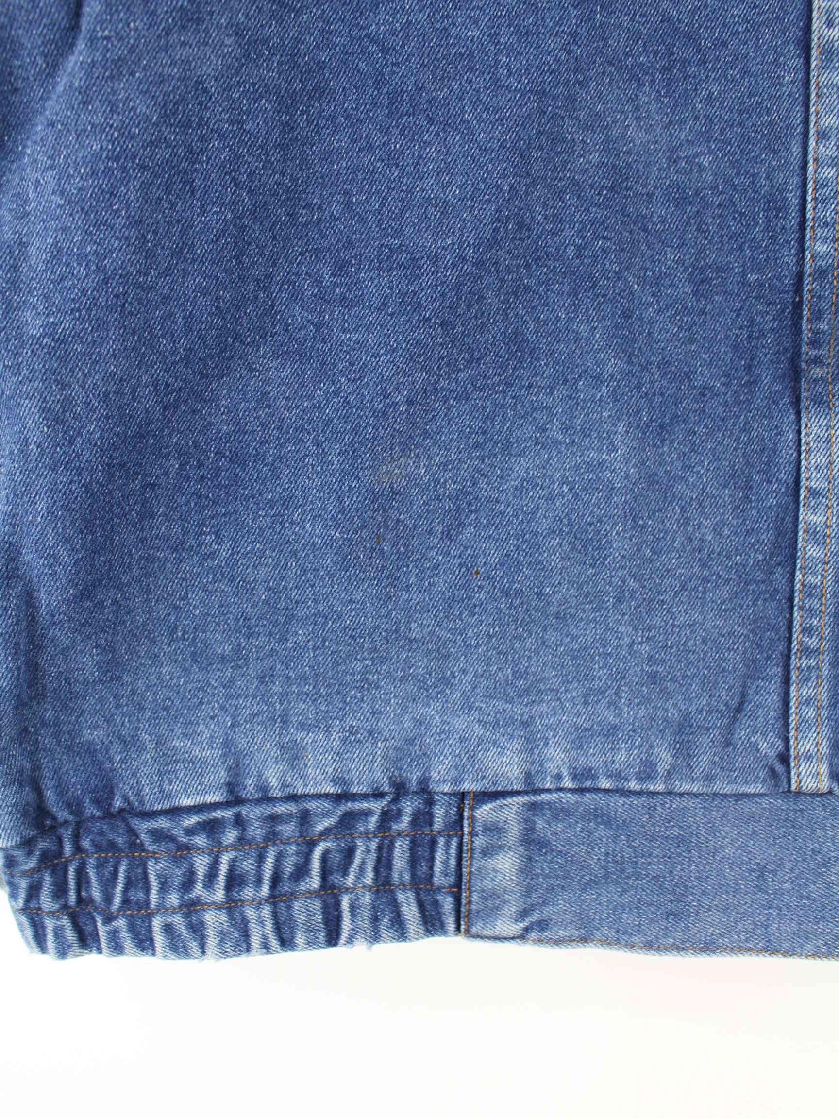 Vintage Damen 90s Jeans Jacke Blau XL (detail image 4)