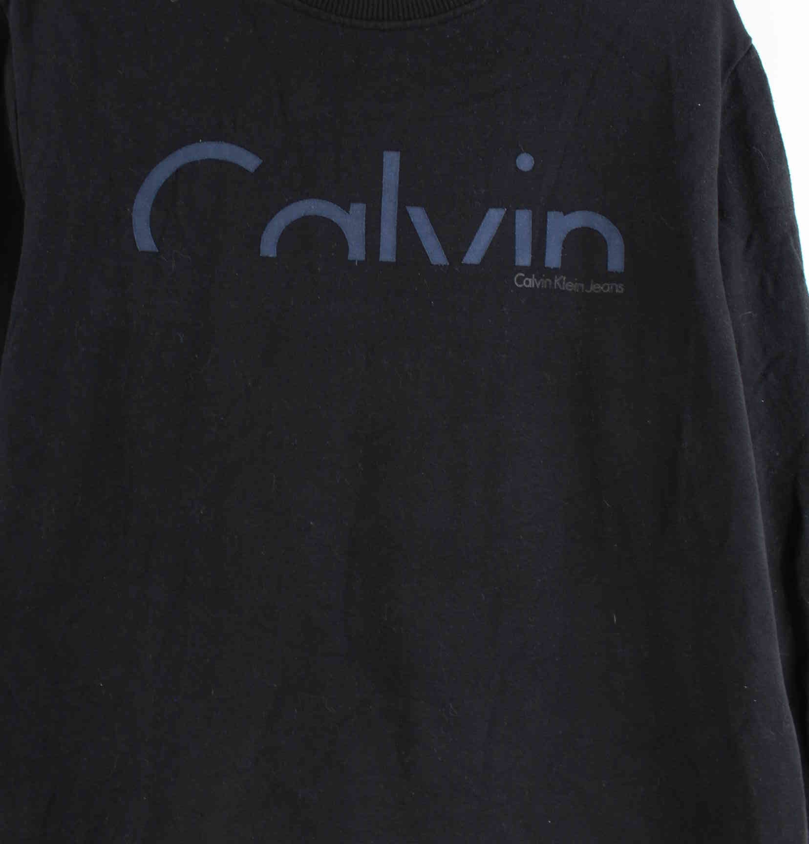Calvin Klein Print Sweater Schwarz M (detail image 1)