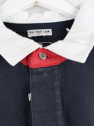 U.S. Polo ASSN. Embroidered Langarm Polo Schwarz XL (detail image 2)