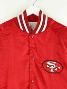 Vintage 80s San Francisco 49ers Embroidered Jacke Rot M (detail image 1)