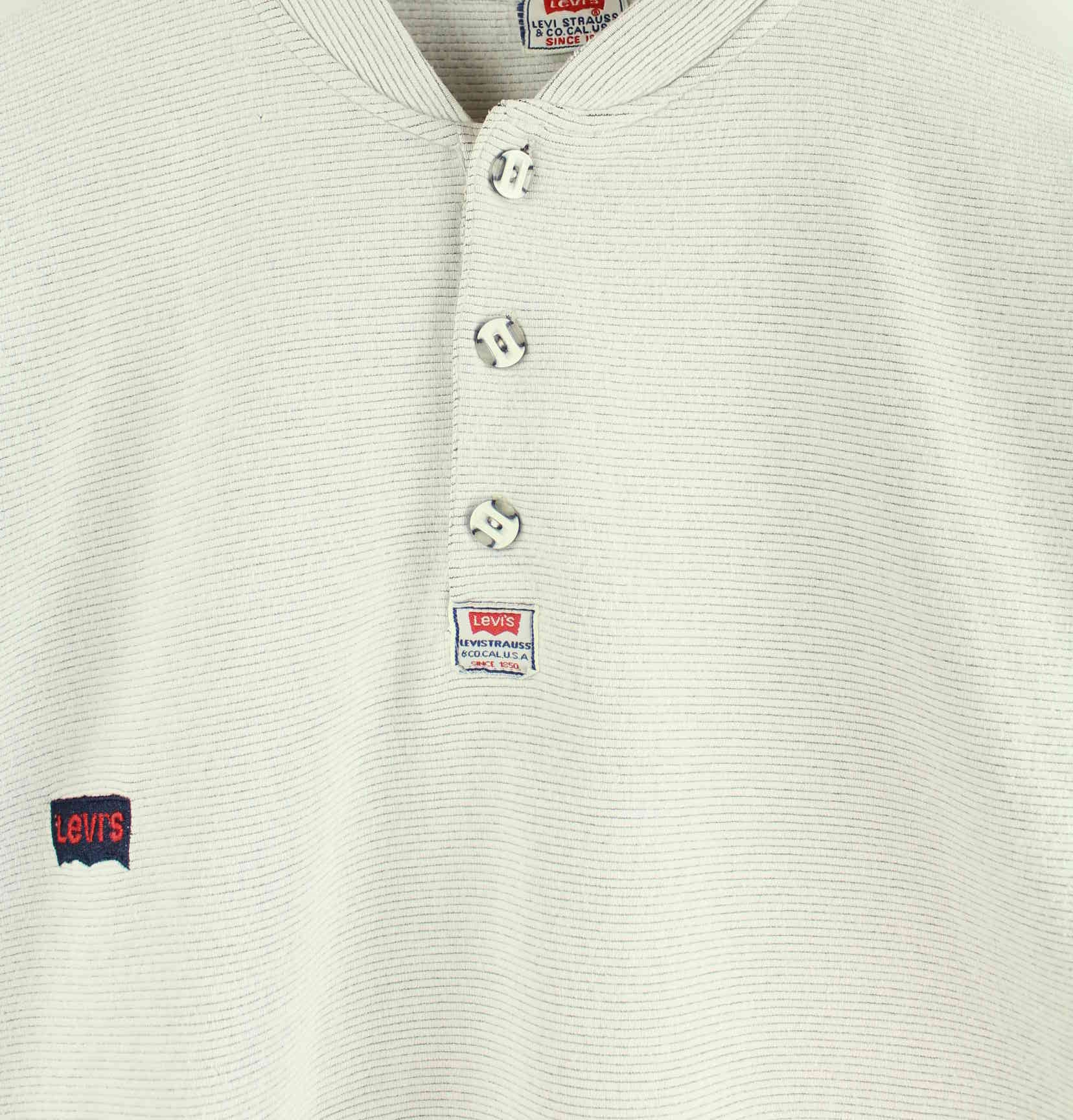 Levi's 90s Vintage Embroidered Sweater Grau M (detail image 1)