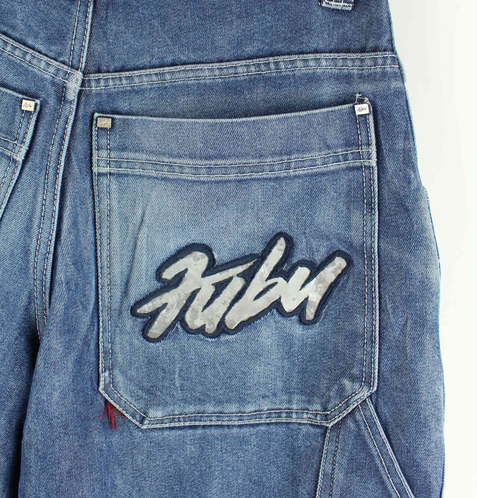 Fubu y2k Classic Fit Embroidered Jeans Blau W30 L32 (detail image 1)