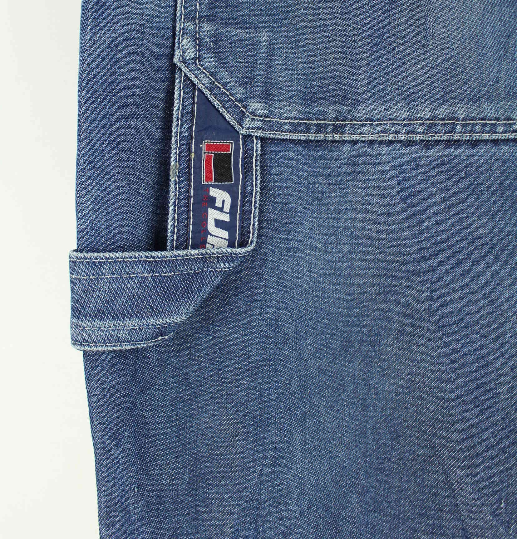 Fubu y2k Classic Fit Embroidered Jeans Blau W30 L32 (detail image 2)