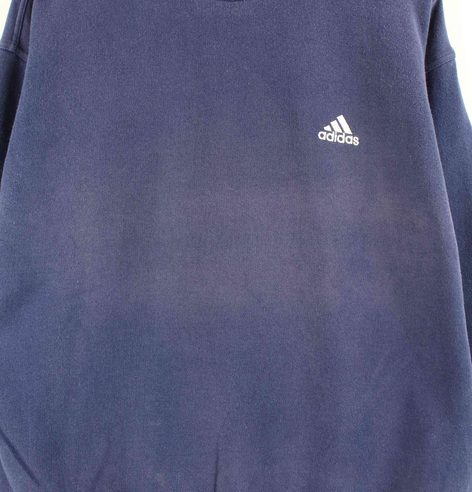 Adidas 90s Vintage Basic Sweater Blau XL (detail image 1)