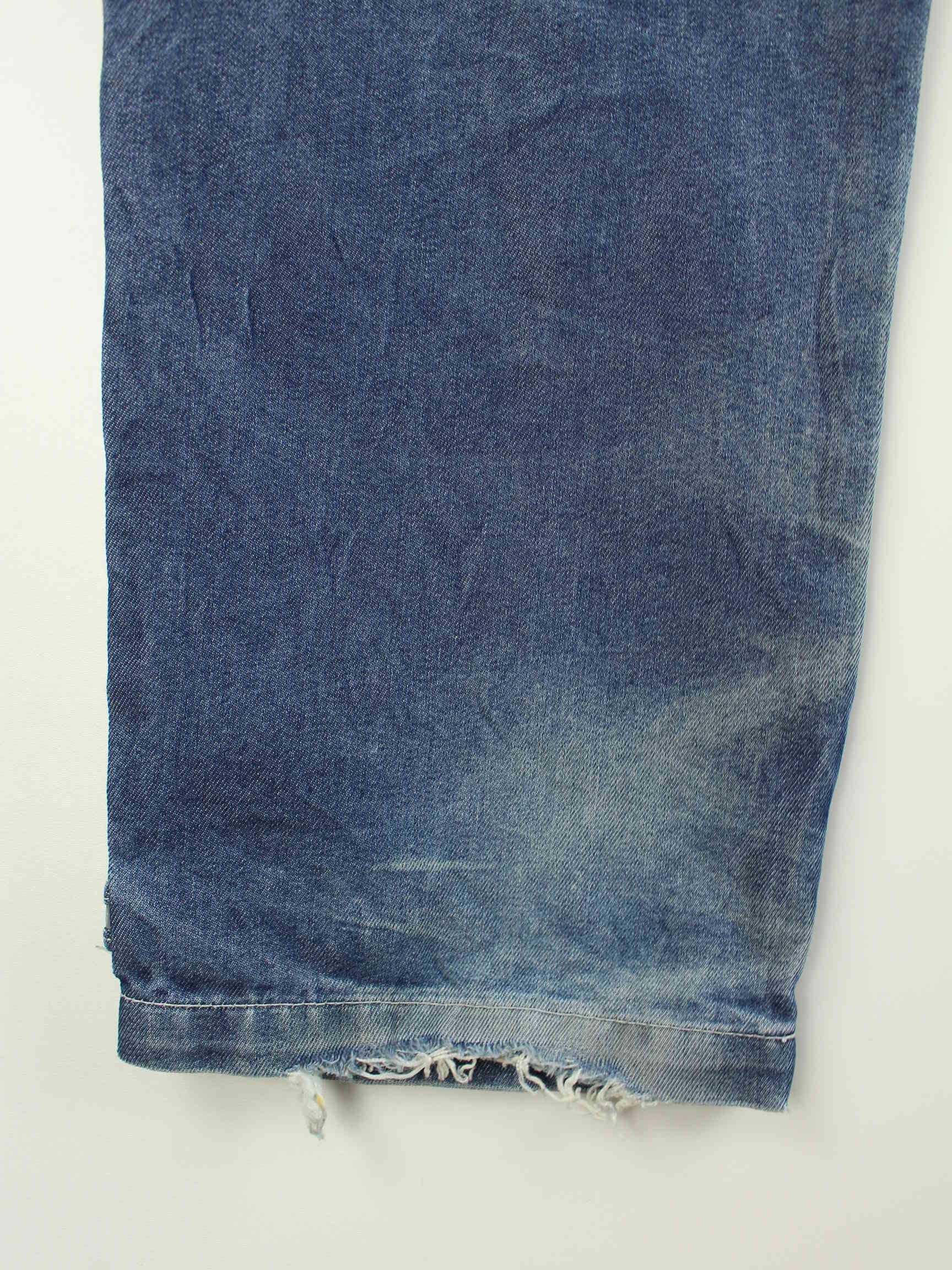 Fubu y2k Classic Fit Embroidered Jeans Blau W30 L32 (detail image 5)