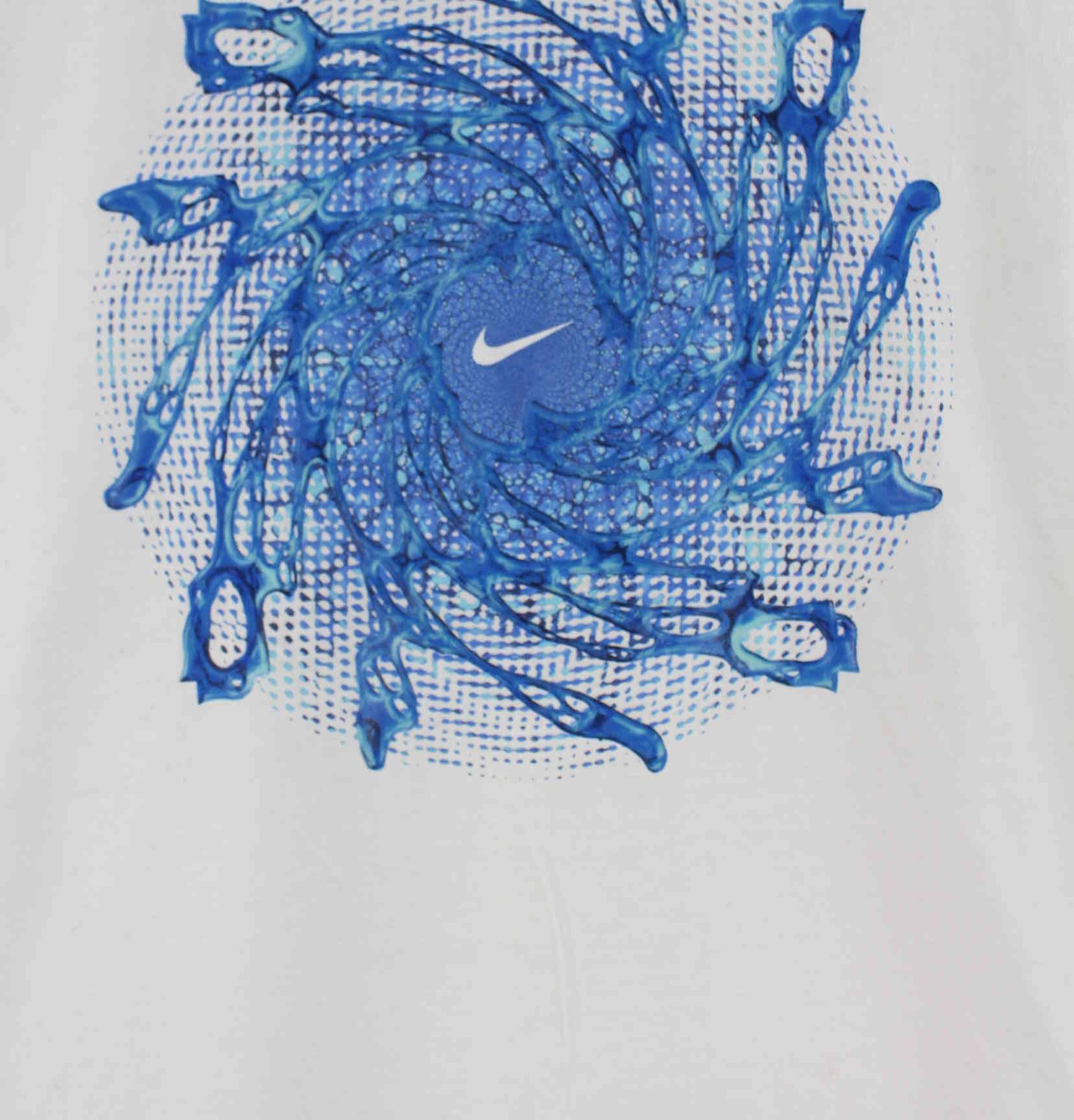 Nike y2k Print T-Shirt Weiß XL (detail image 3)
