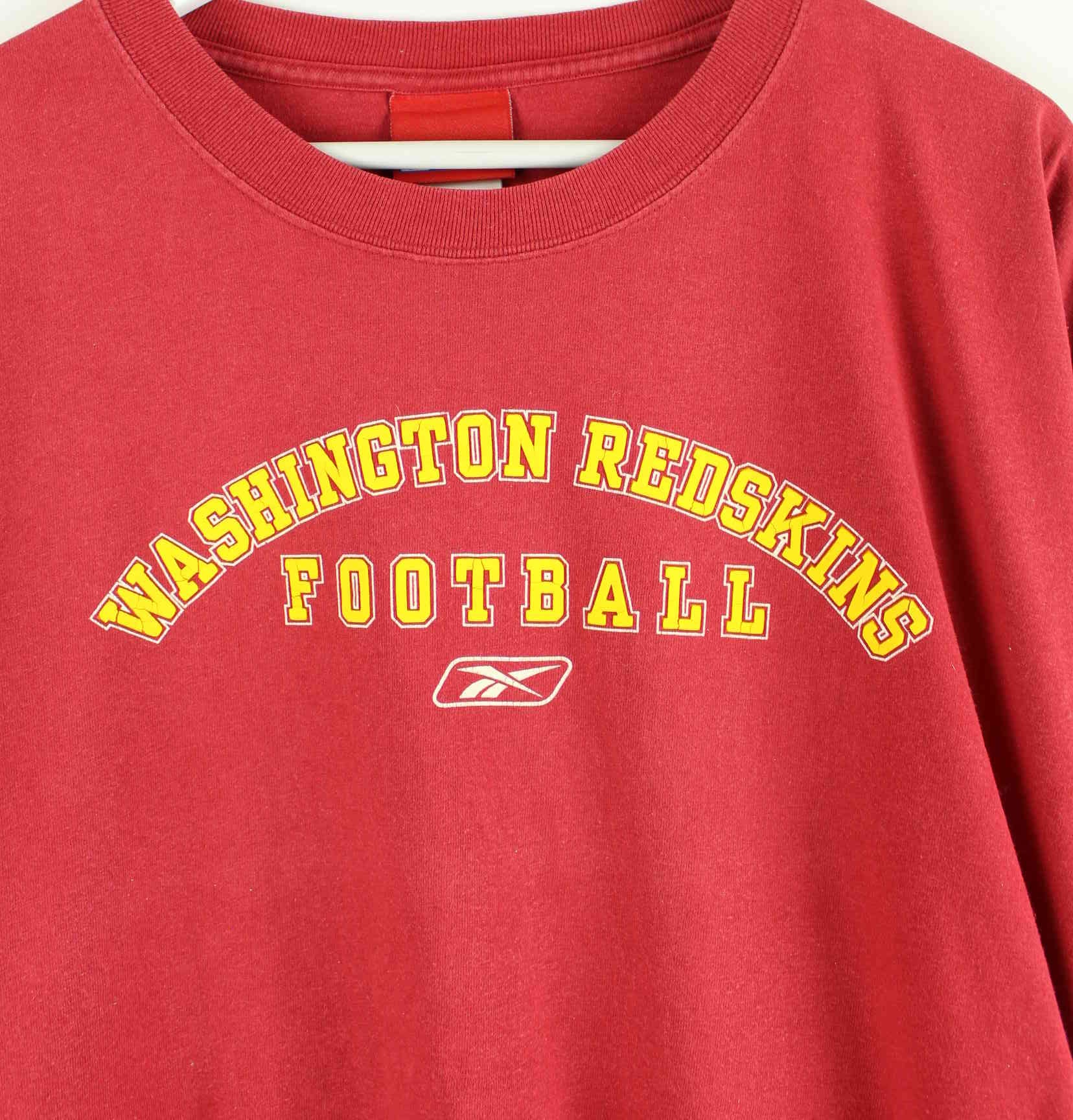 Reebok y2k Washington Redskins Print T-Shirt Rot XXL (detail image 1)
