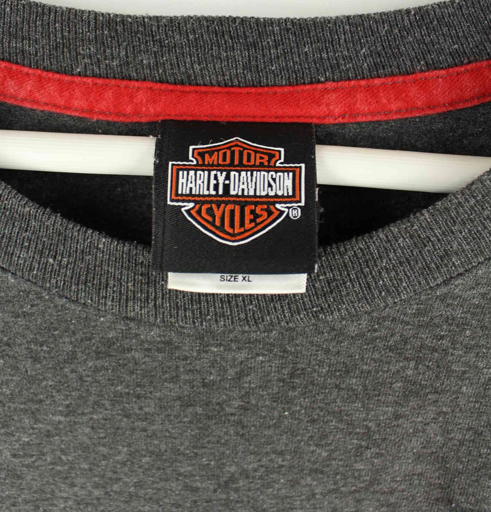 Harley Davidson y2k Print T-Shirt Grau XL (detail image 2)