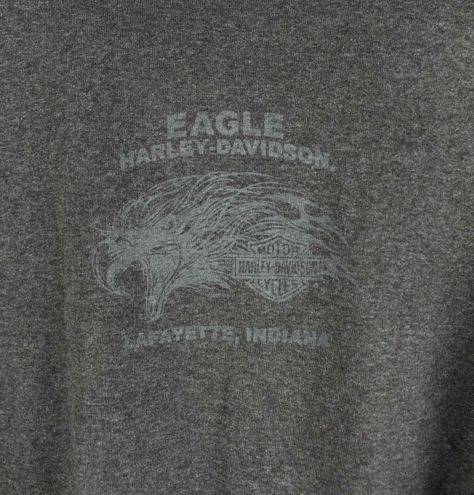Harley Davidson y2k Print T-Shirt Grau XL (detail image 3)
