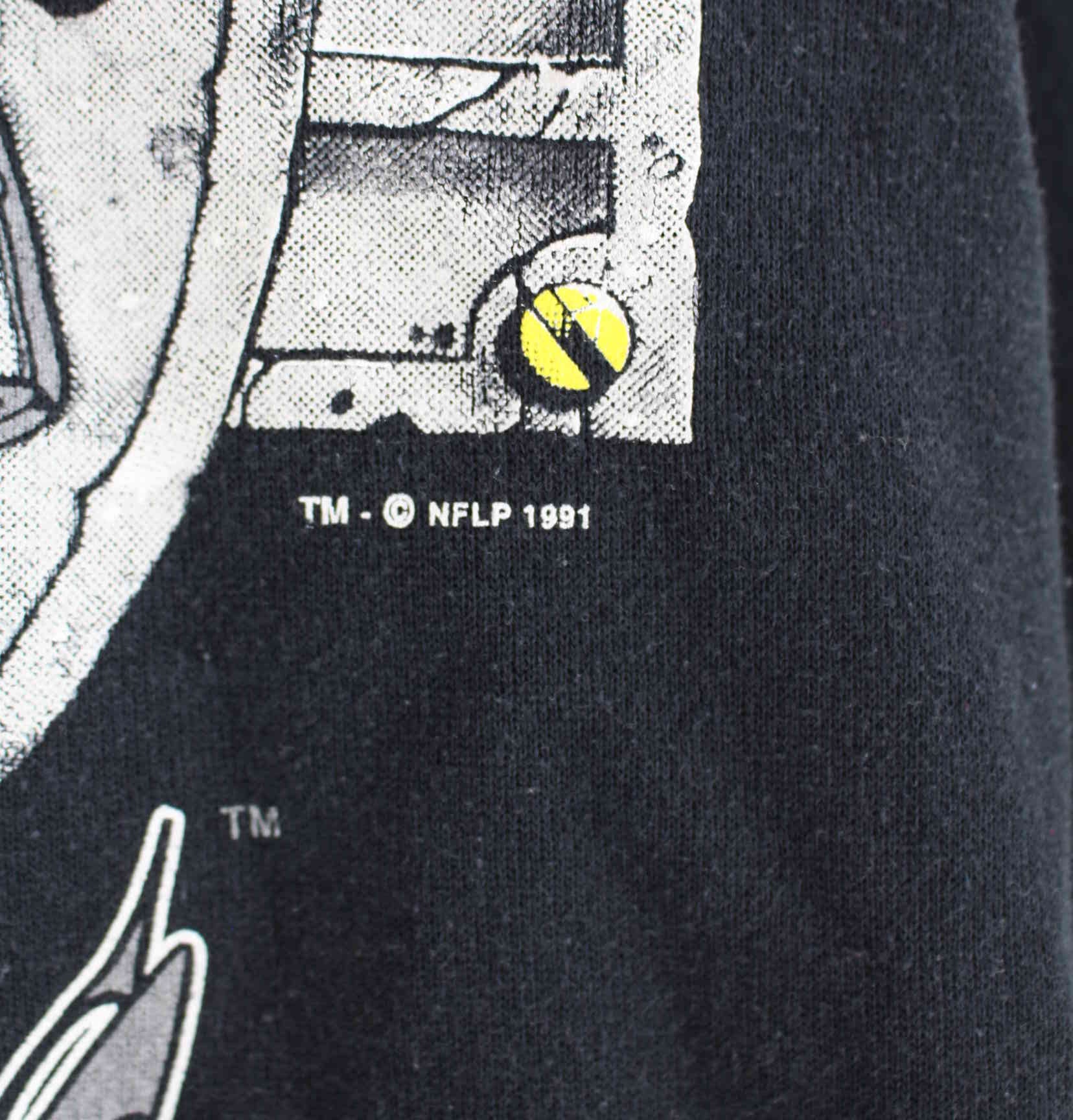 Vintage 1991 Los Angeles Raiders Sweater Schwarz M (detail image 2)