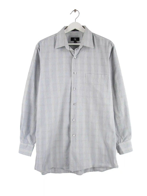 Calvin Klein Stripe Hemd Grau M