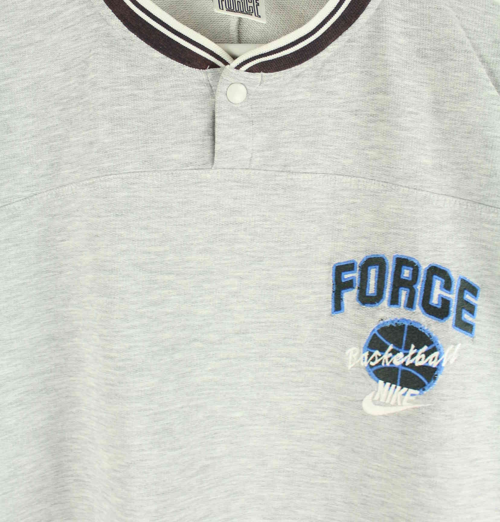 Nike Force 90s Vintage Basketball Embroidered T-Shirt Grau XL (detail image 1)
