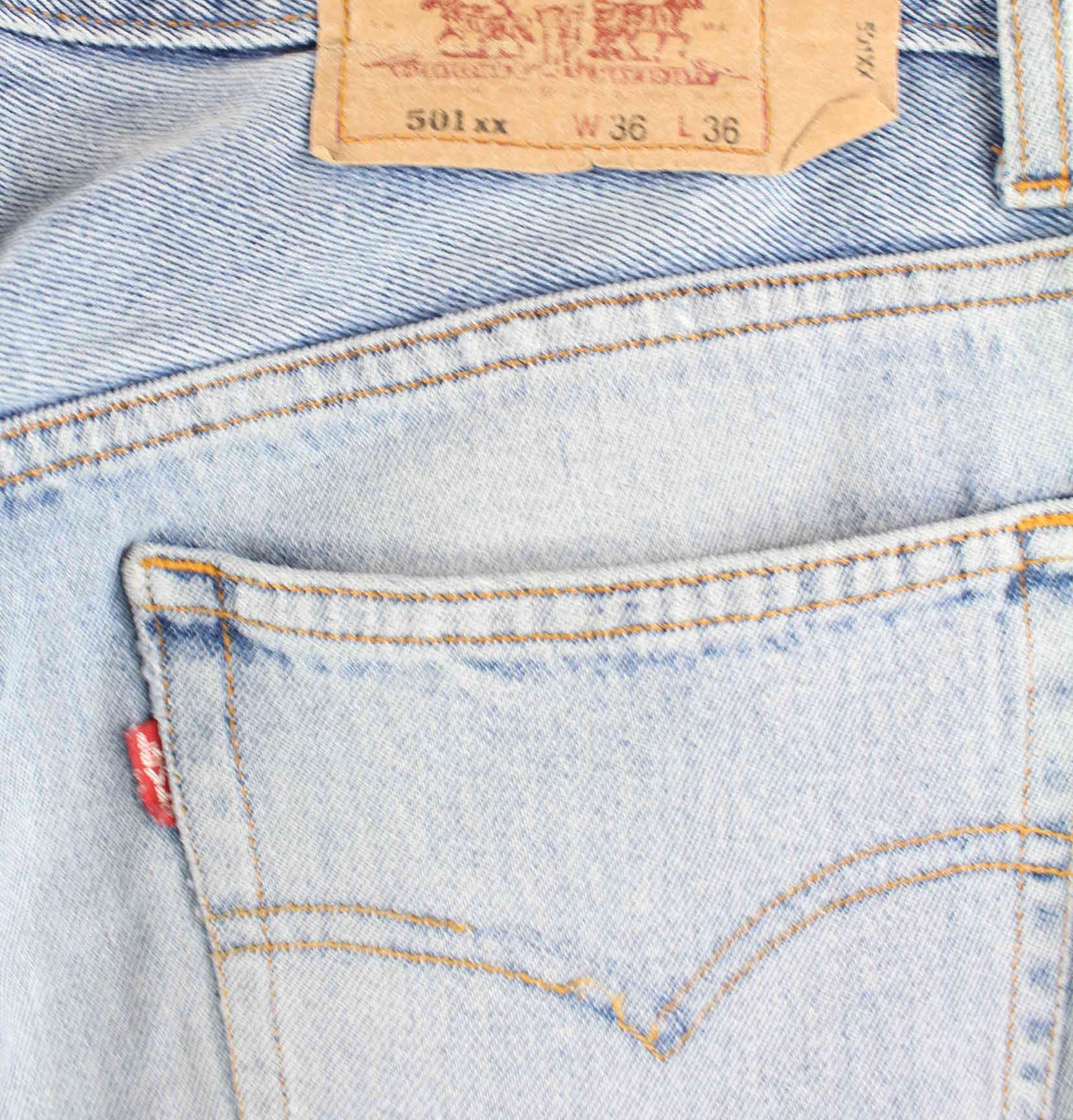 Levi's 501 Vintage 1993 Jeans Blau W36 L36 (detail image 4)