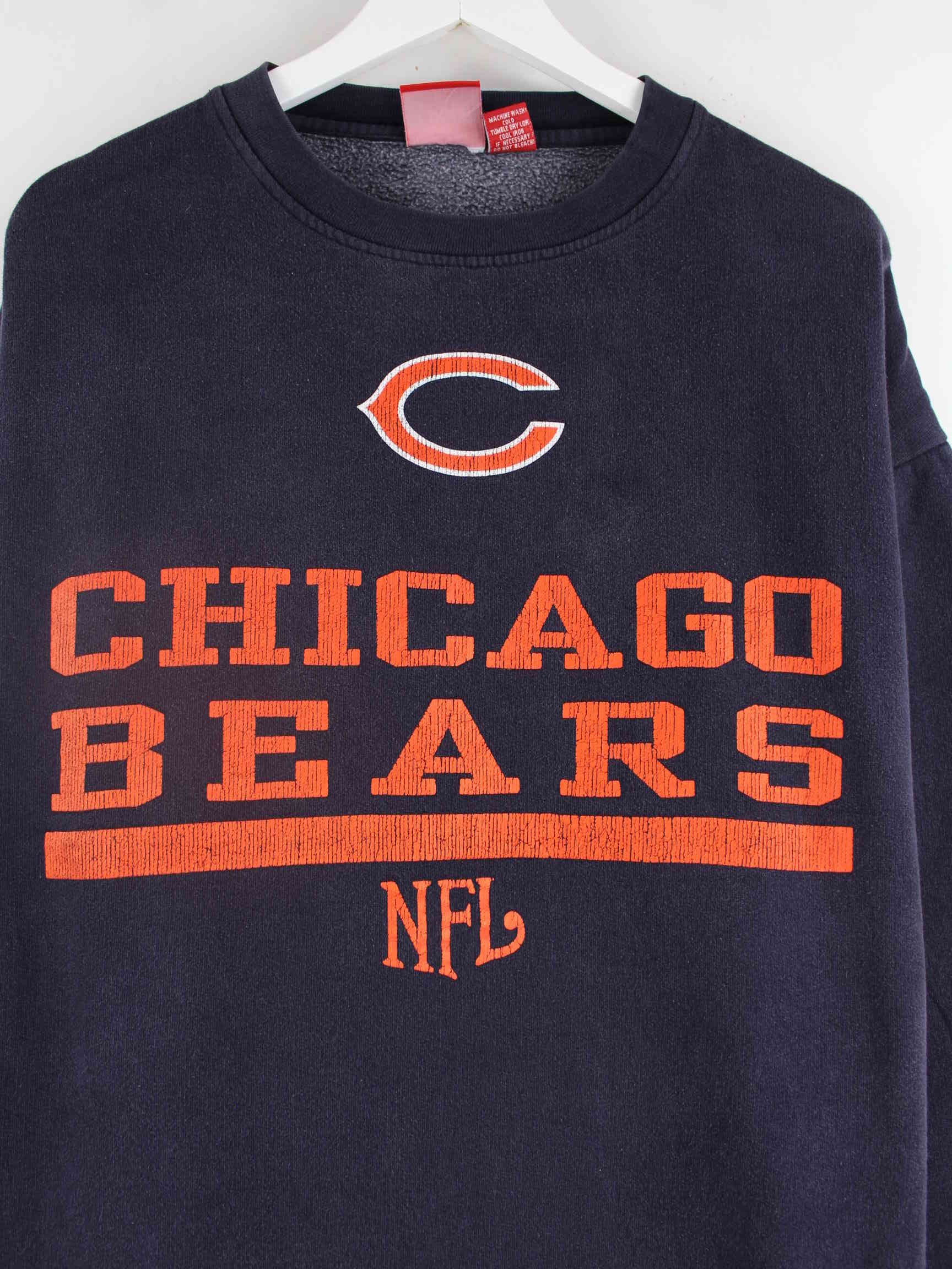 NFL 00s Chicago Bears Print Sweater Blau XL (detail image 1)