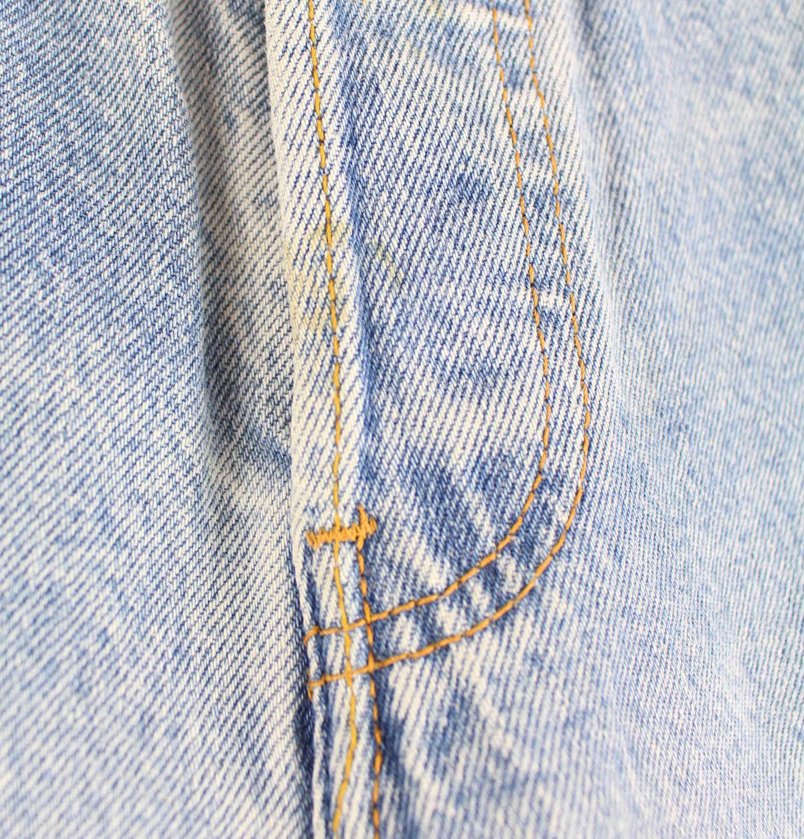 Levi's 501 Jeans Shorts Blau W24 (detail image 1)