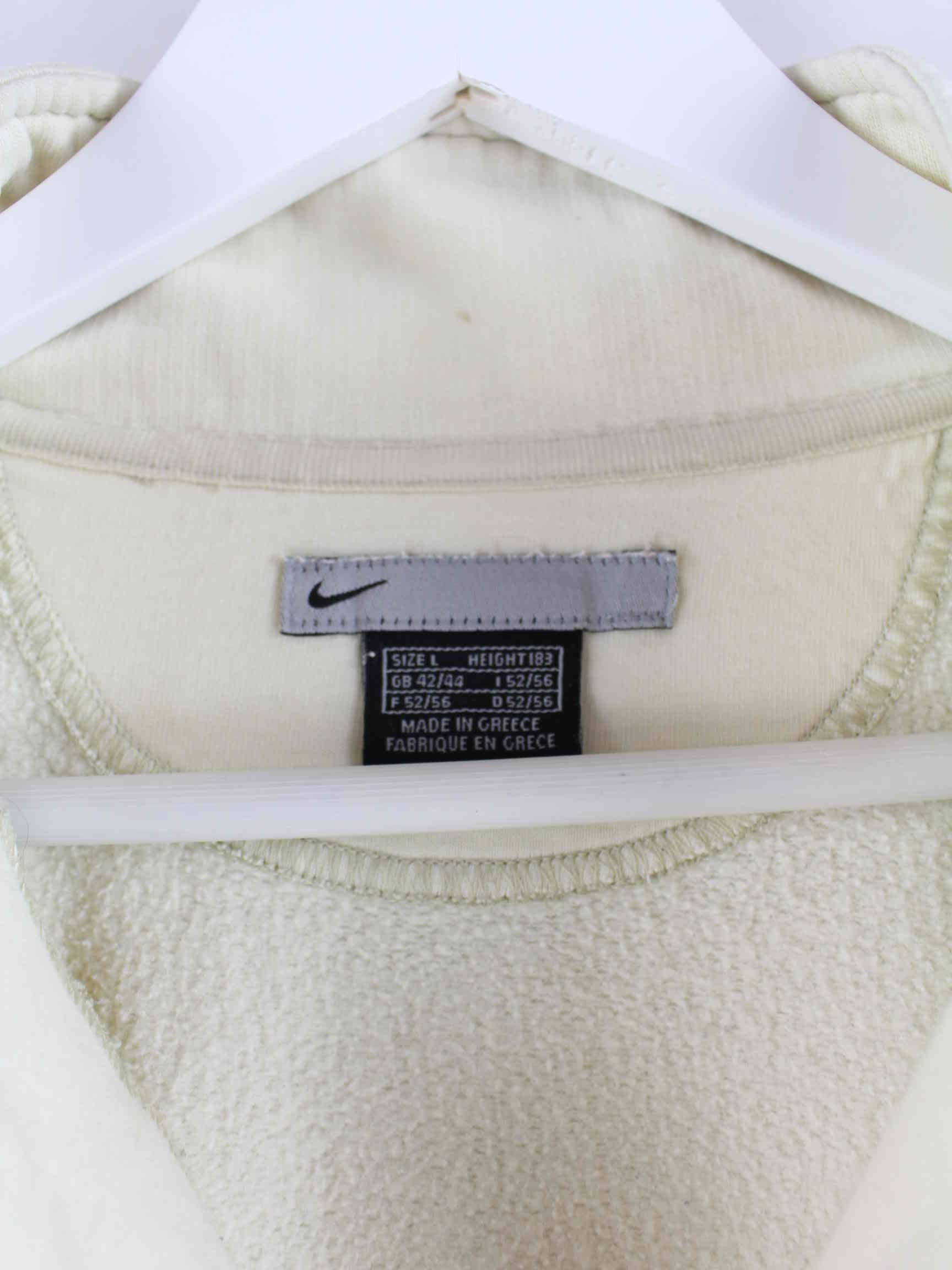 Nike 00s Half Zip Sweater Beige L (detail image 2)